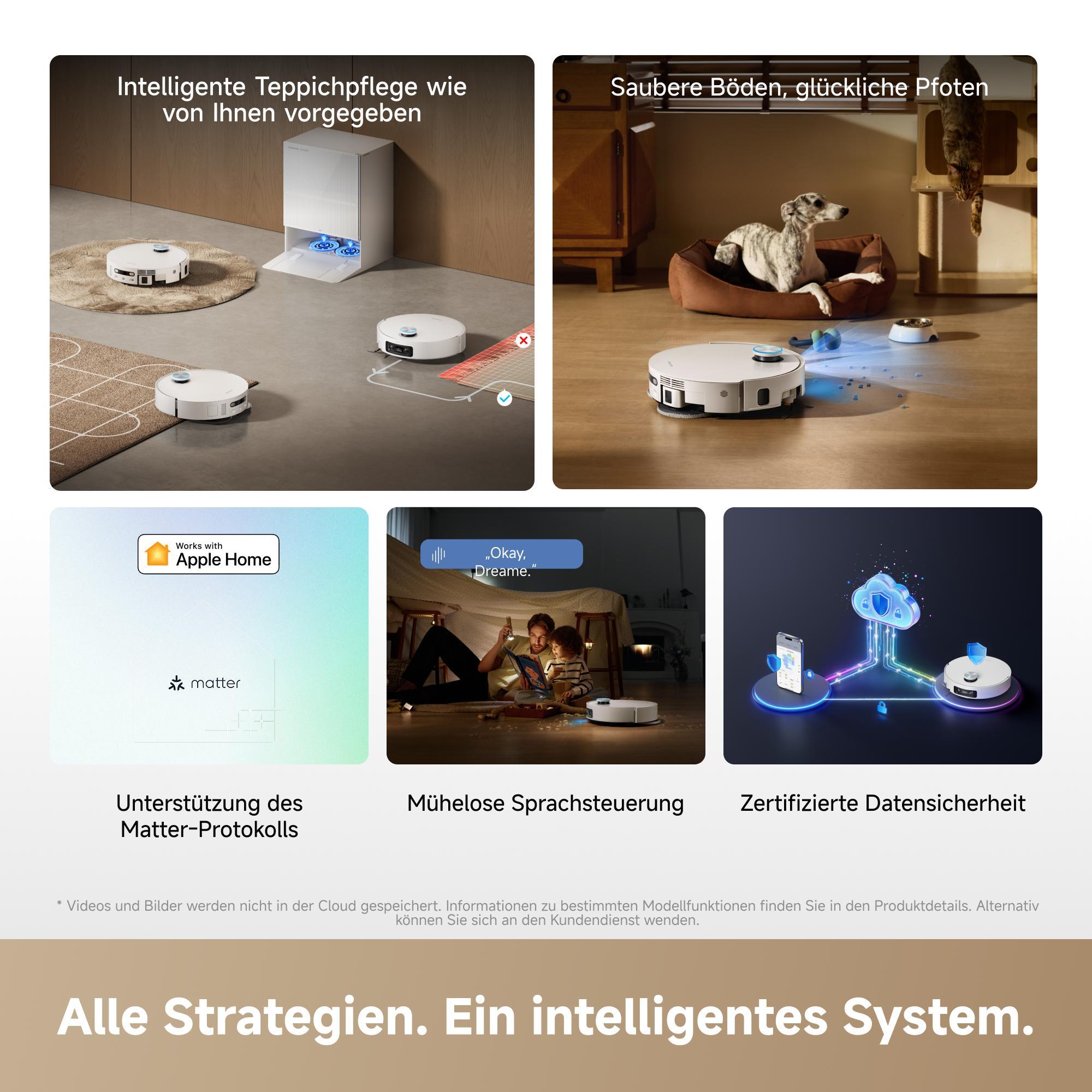 dreame X60 Pro Ultra Complete White Saugroboter mit Wischfunktion