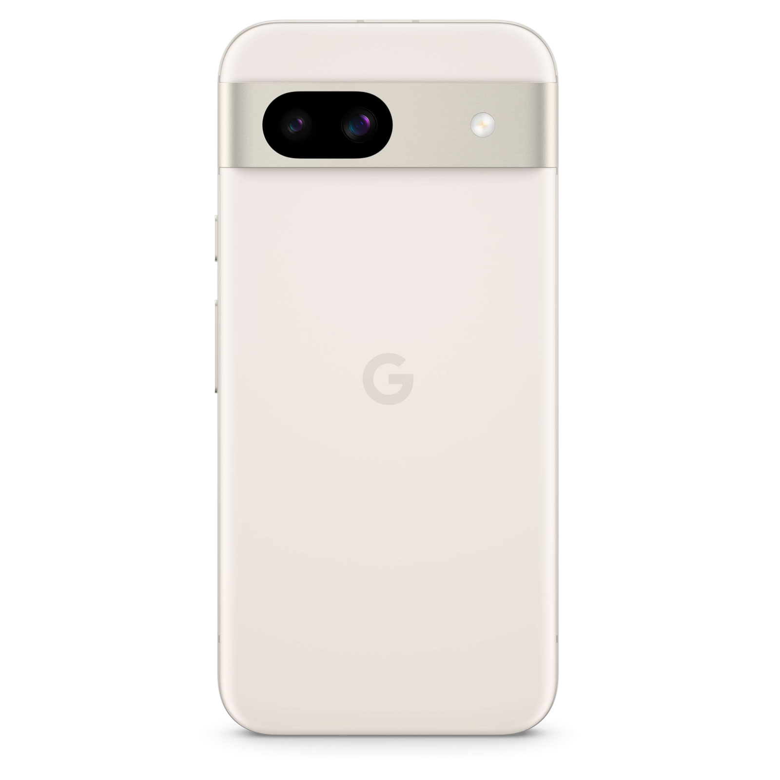 Google Pixel 8a 128GB 5G Porcelain Smartphone (6,1 Zoll, 64 MP, Dual-Kamera, 4.492-mAh, Fingerabdrucksensor, Gesichtserkennung, weiß)