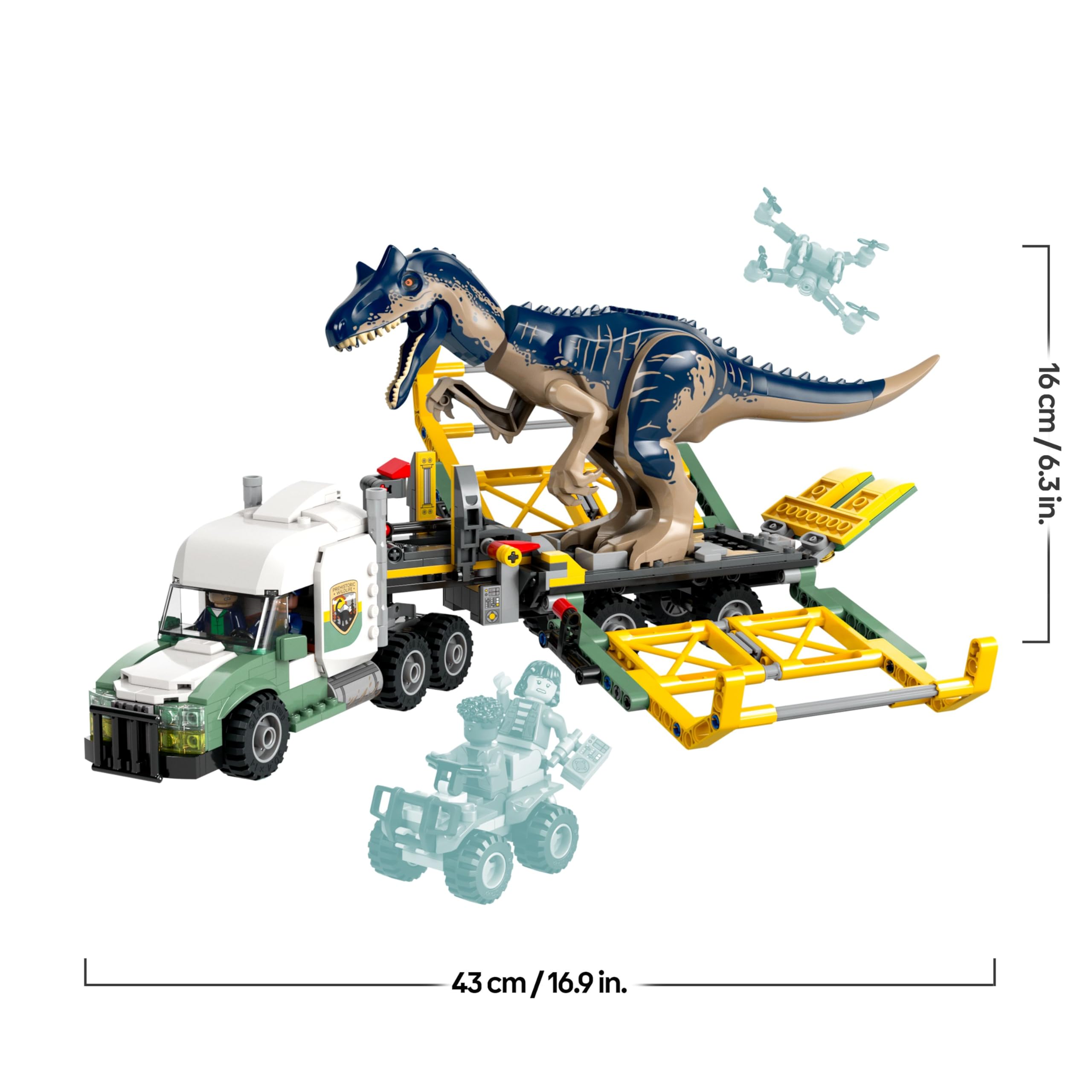 LEGO Jurassic World Dinosaurier-Missionen: Allosaurus-Transporter 76966