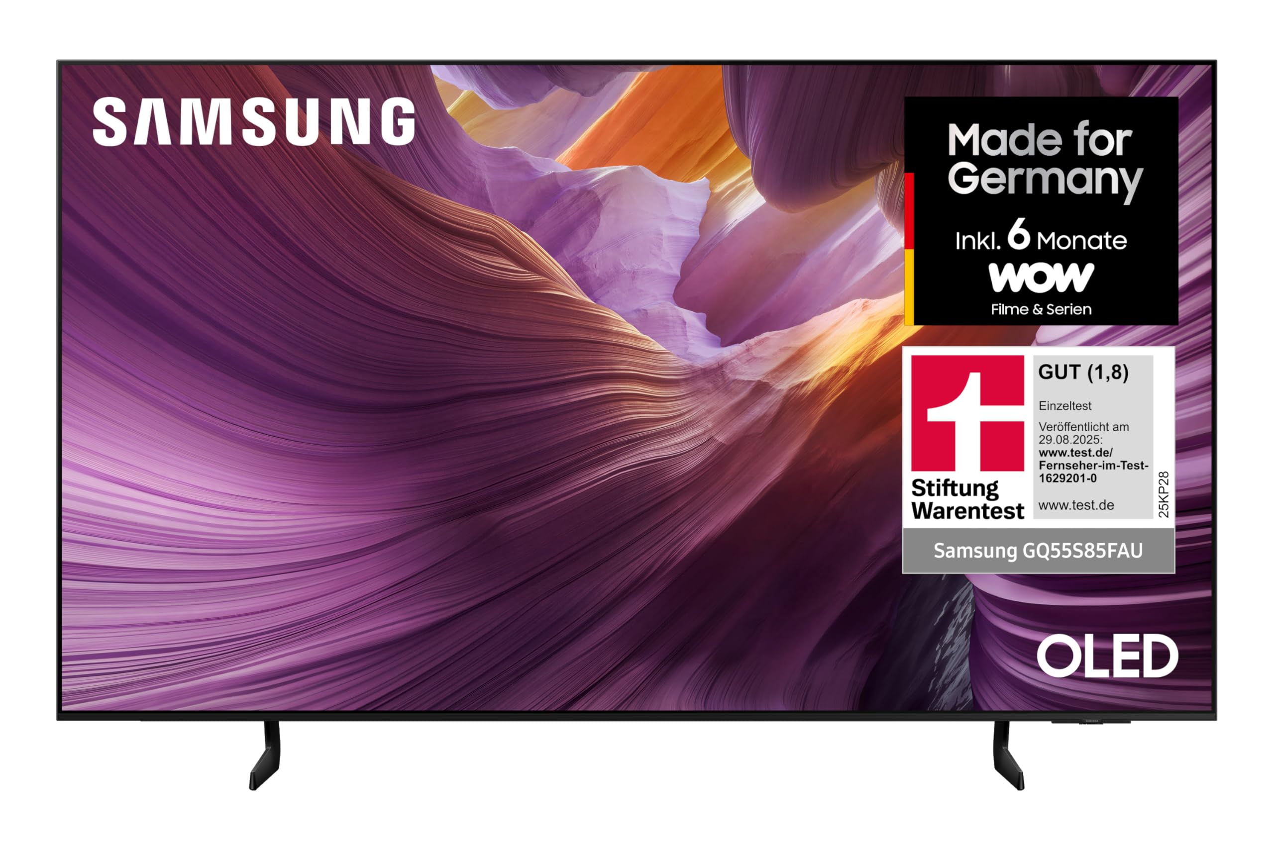 Samsung GQ55S85FAUXZG OLED TV 55 Zoll 4K UHD HDR Smart TV Sprachsteuerung