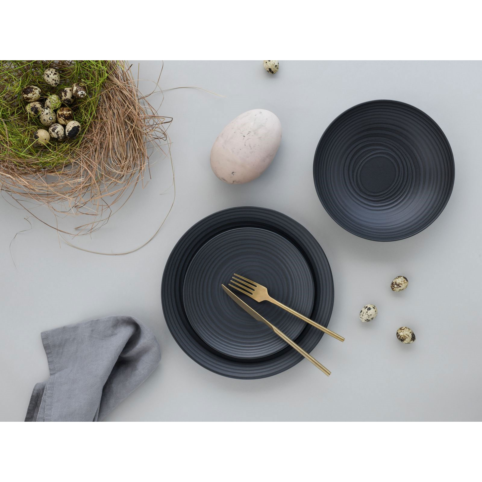 CreaTable 23205 Tafelservice Elements Collection Lava Stone CreaTable 23205 Tafelservice Elements Collection Lava Stone
