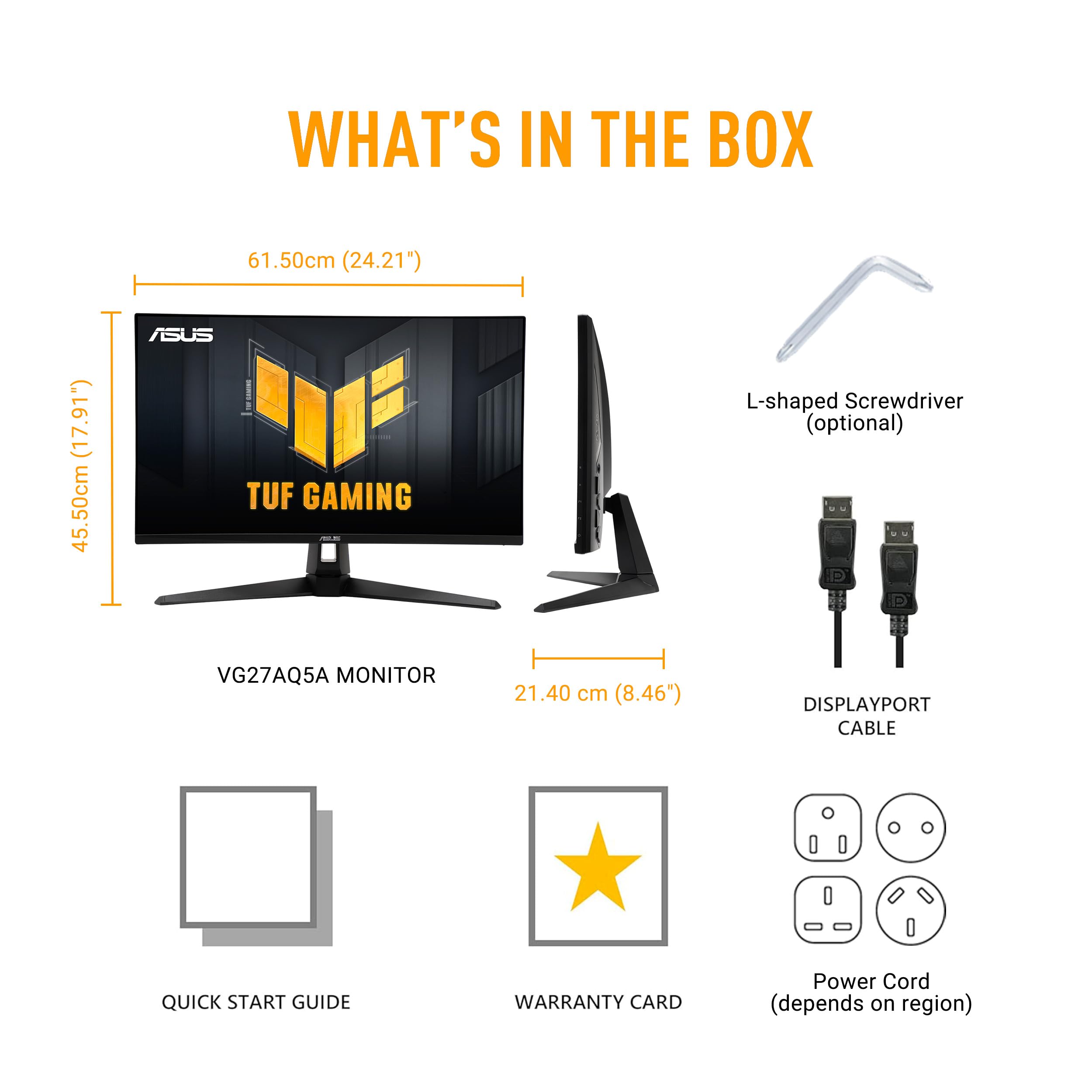 ASUS TUF Gaming VG27AQ5A QHD Monitor