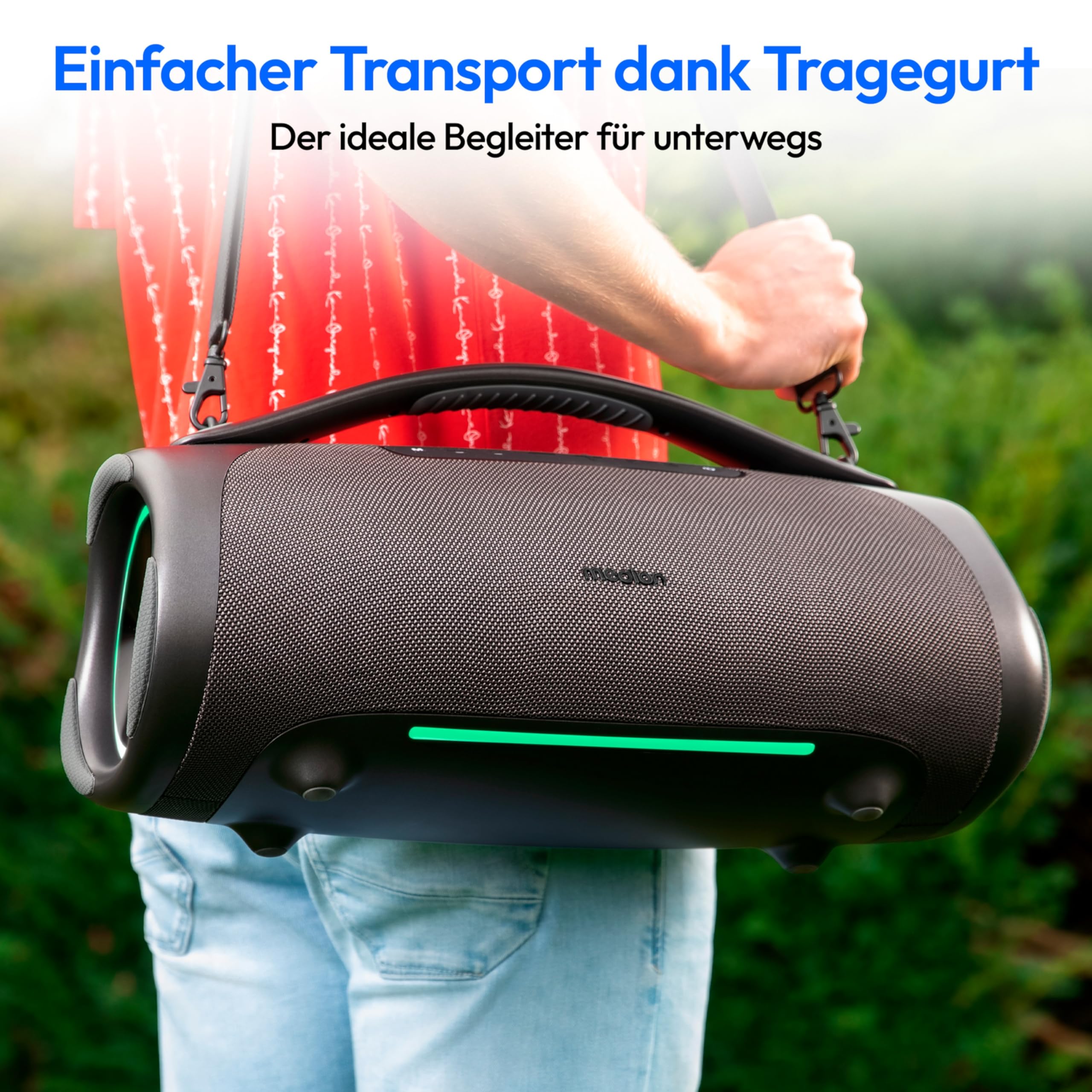 MEDION P61768 tragbarer Bluetooth Lautsprecher