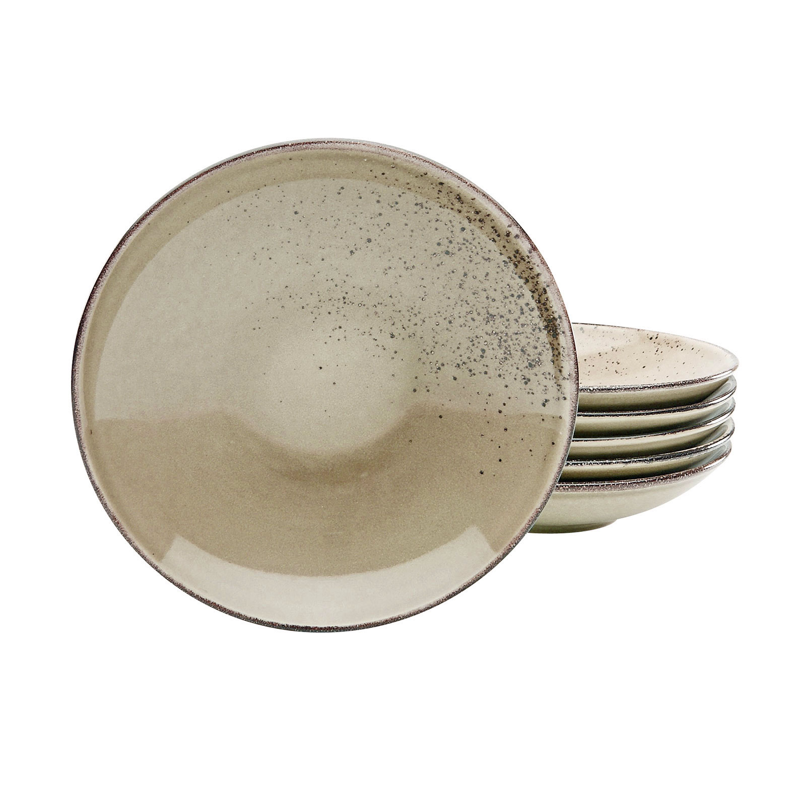 CreaTable Serie Nature Collection 6-er Suppenteller 22 cm 