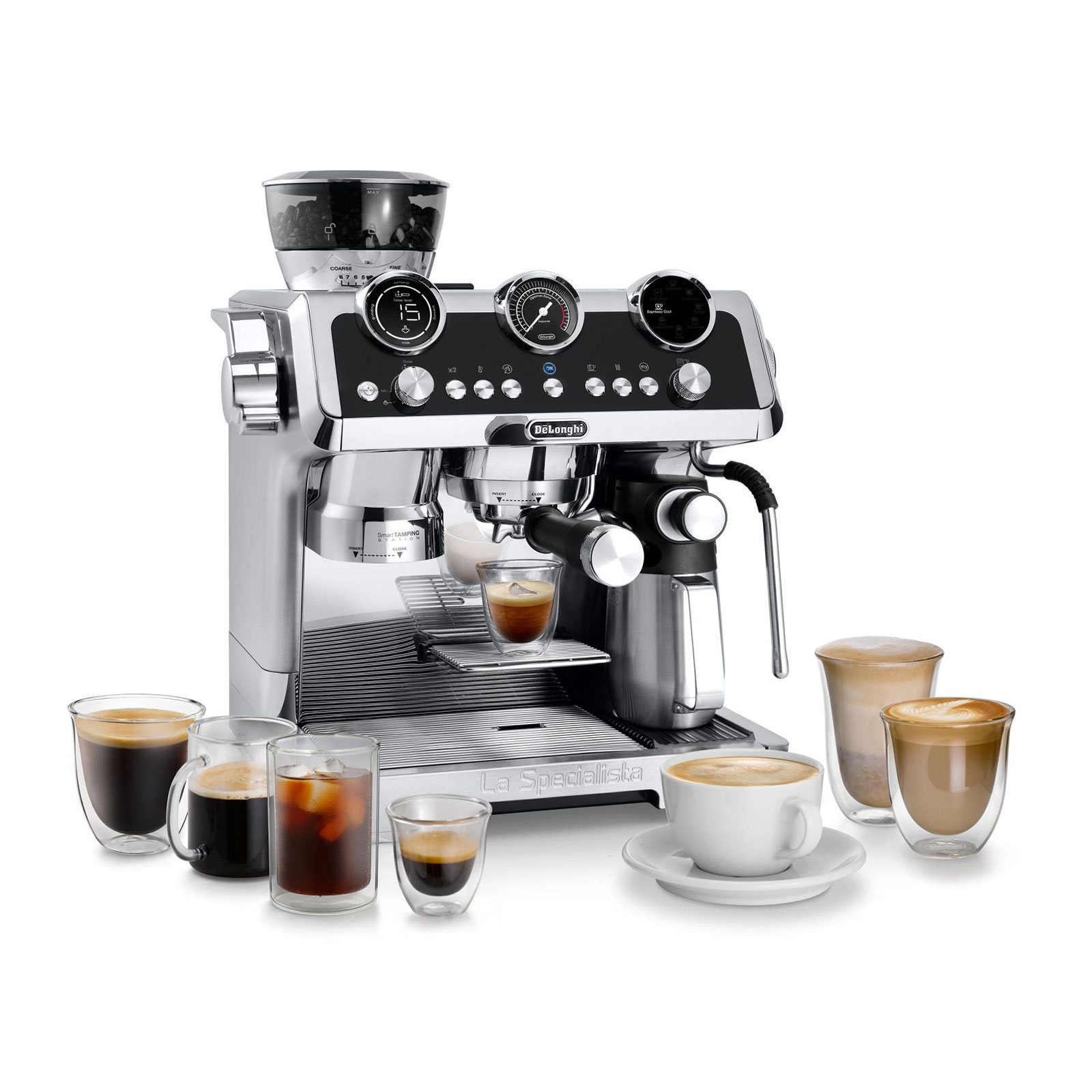 De'Longhi Siebträger-Espressomaschine EC9865.M la Specialista Maestro