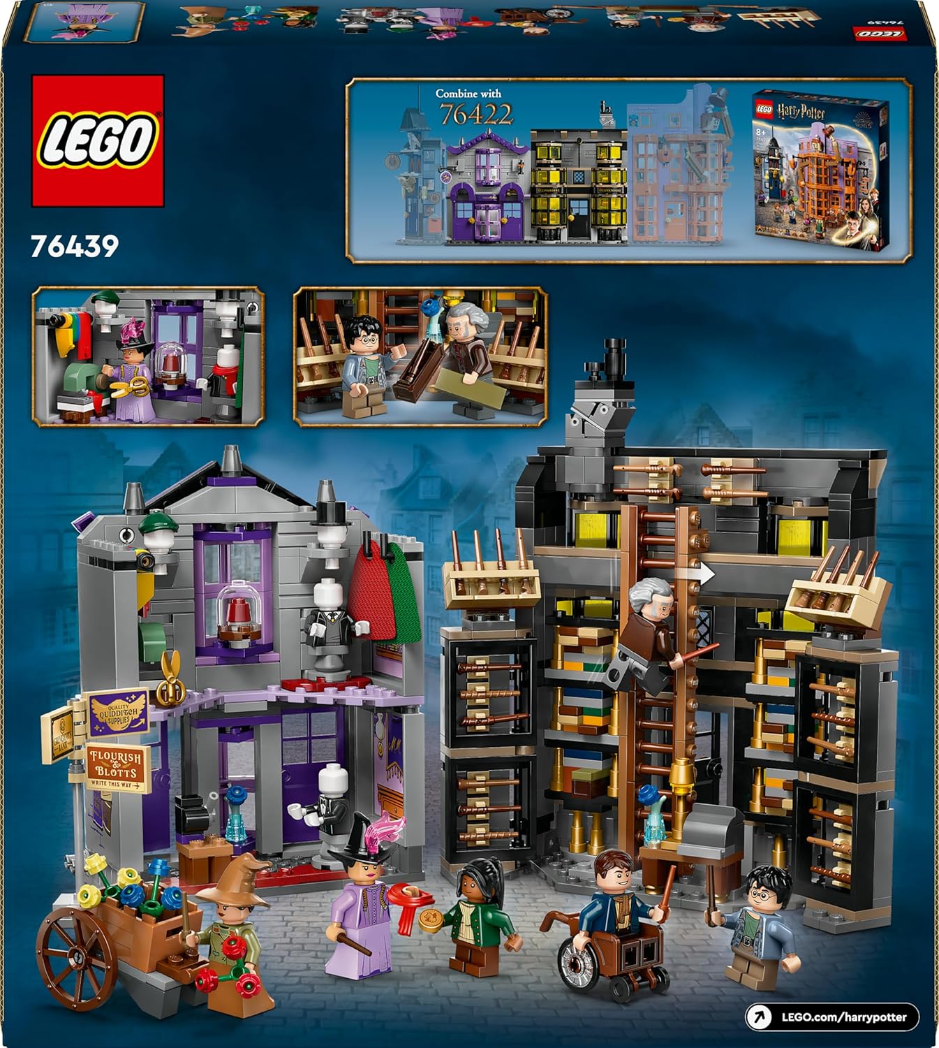 LEGO Harry Potter Ollivanders & Madam Malkins Anzüge, Läden aus der Winkelgasse