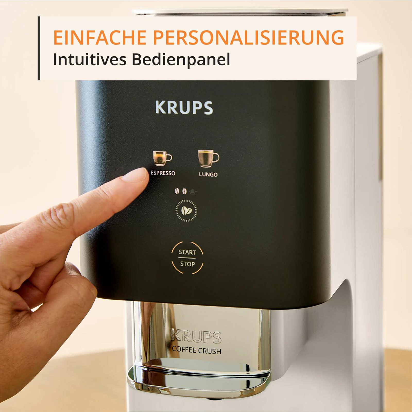 Krups SA4001 Coffee Crush, Espresso-Kaffeevollautomat
