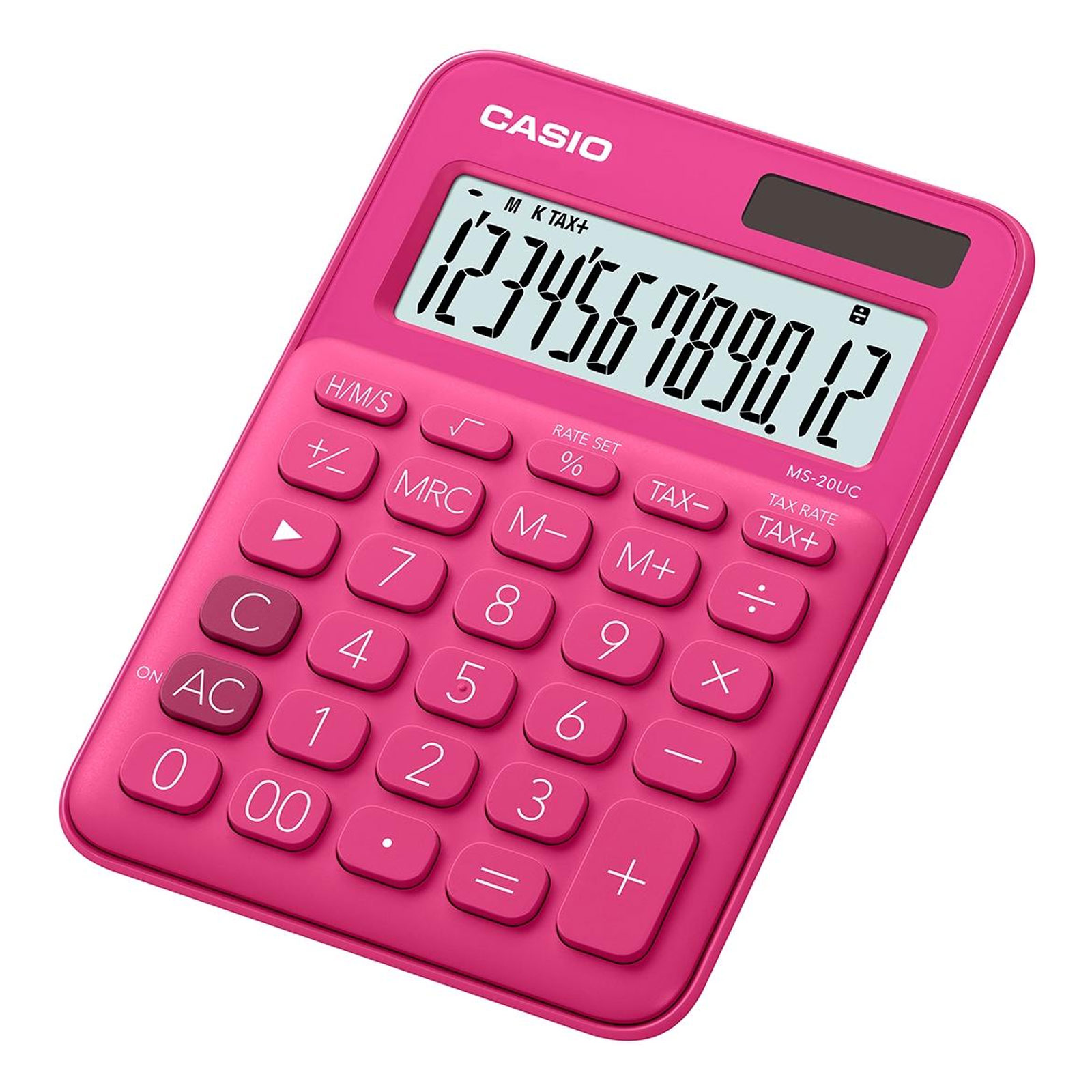 CASIO MS-20UC rot Taschenrechner