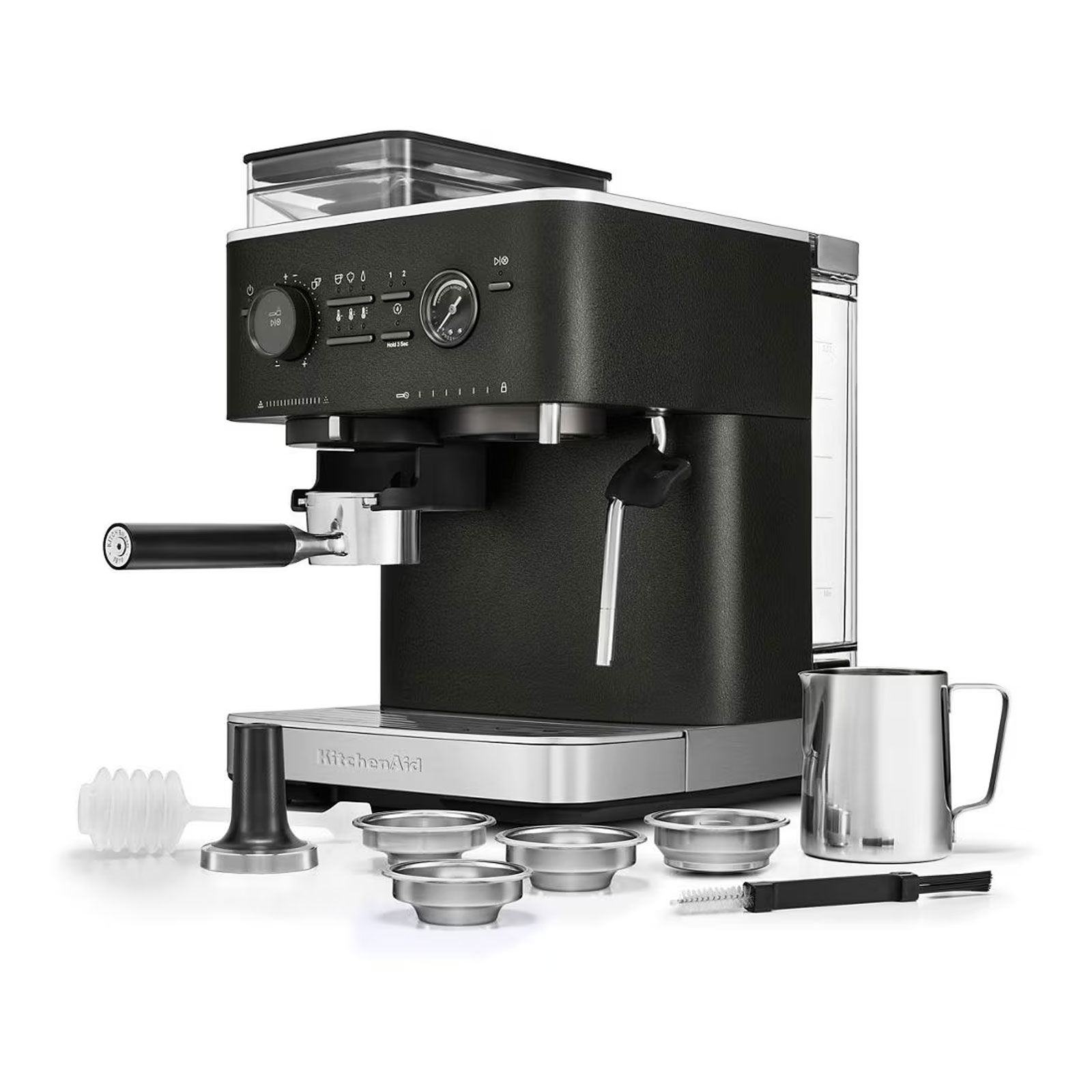 KitchenAid 5KES6551EBK Espresso CAST IRON Siebträgermaschine