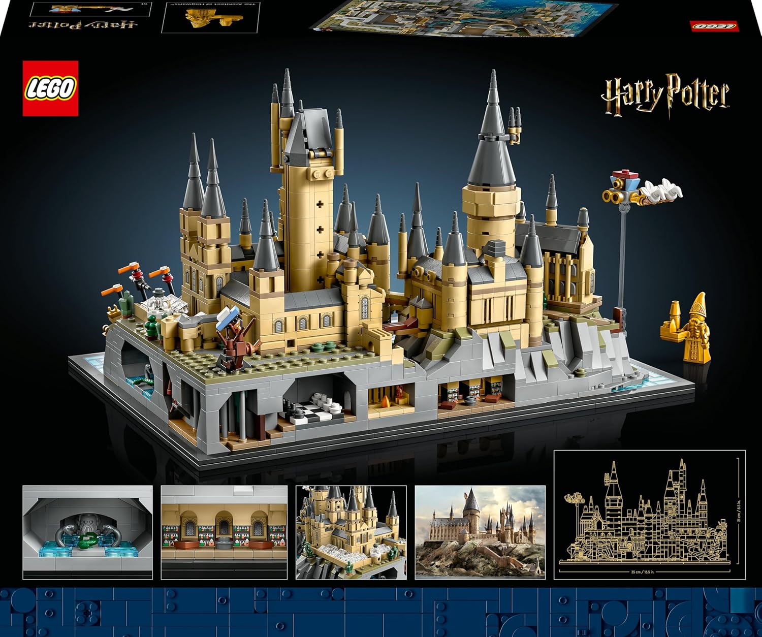 LEGO Harry Potter Schloss Hogwarts mit Schlossgelände 76419