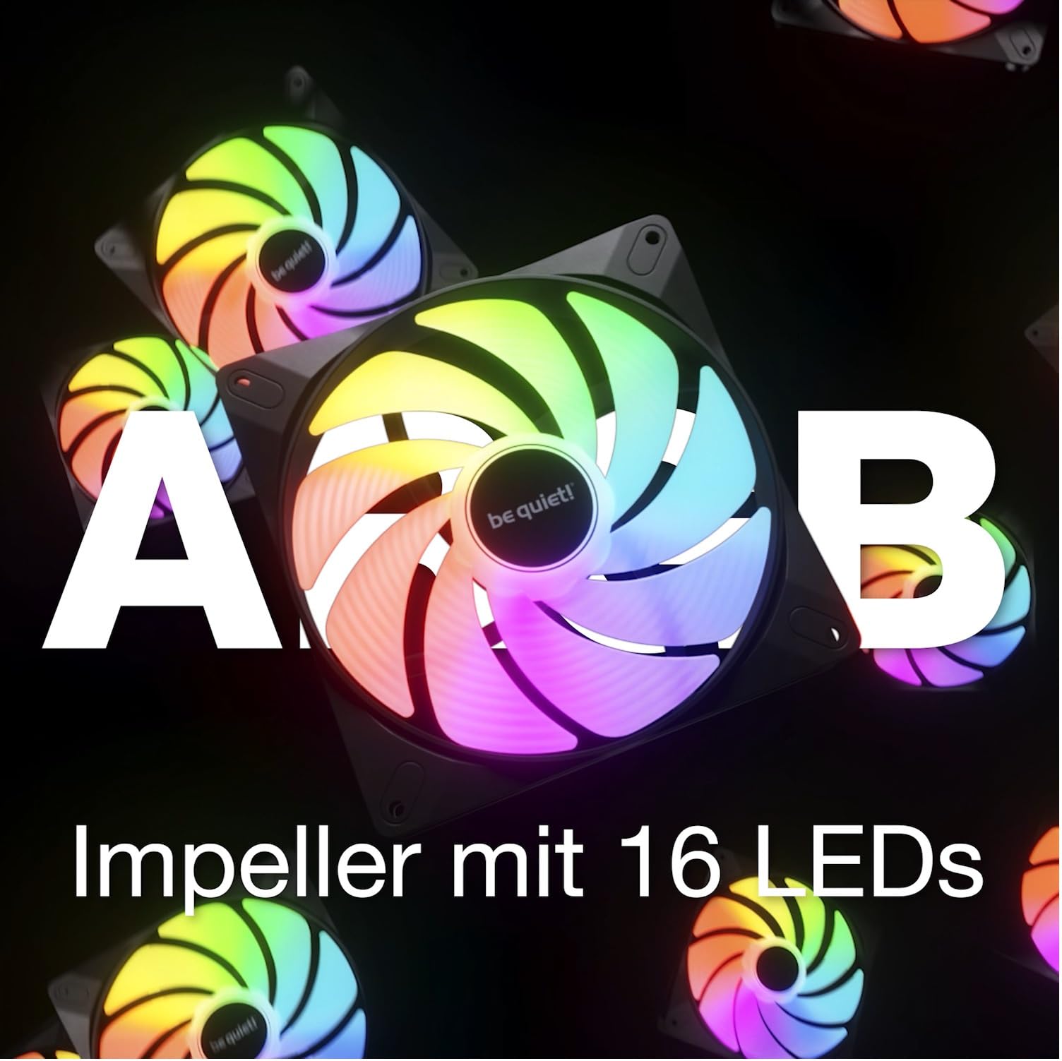 be quiet! Light Wings LX 140mm PWM high-speed White Lüfter, Enthält 3 Lüfter