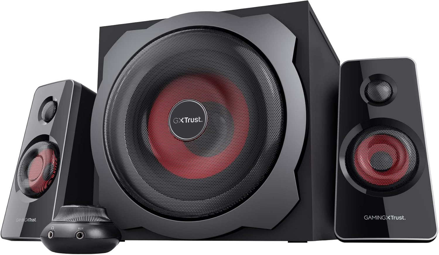 Trust Gaming GXT 38 2.1 Gaming Lautsprechersystem mit Subwoofer