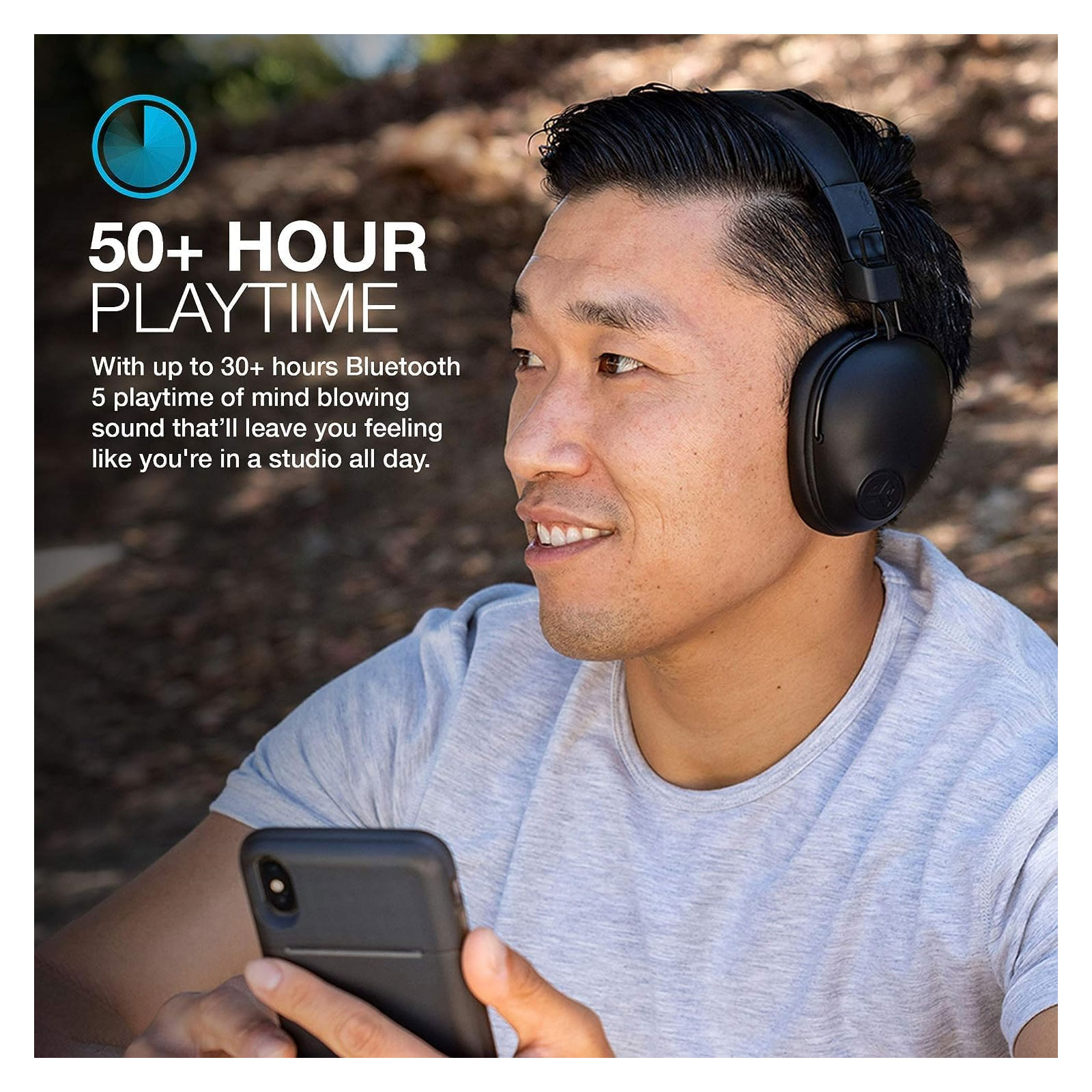 JLab Studio Pro Wireless Over-Ear Bluetooth Kopfhörer Schwarz JLab Studio Pro Wireless Over-Ear Bluetooth Kopfhörer Schwarz