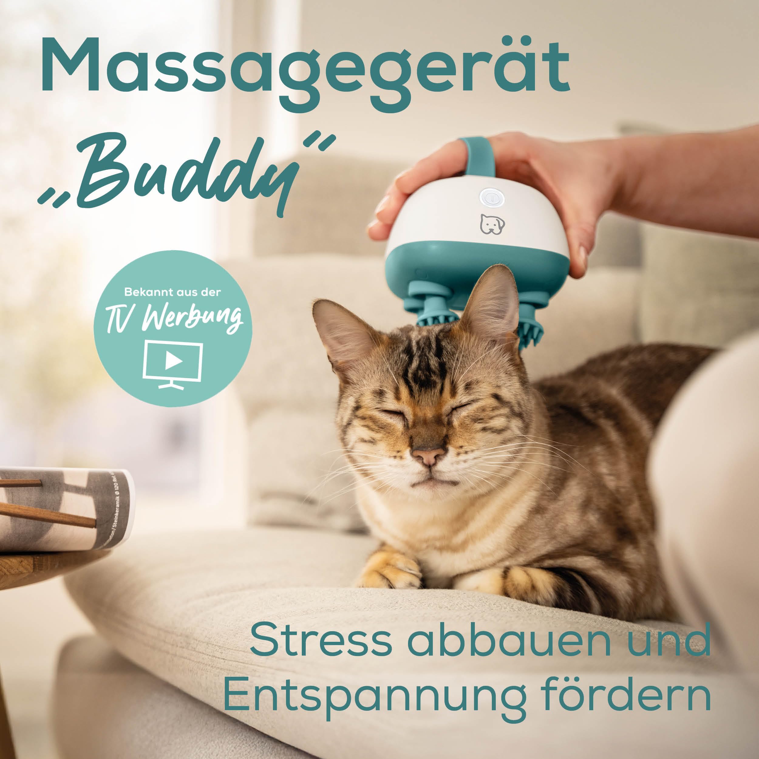 Love Your Pet by beurer Massagegerät Buddy für Hunde und Katzen