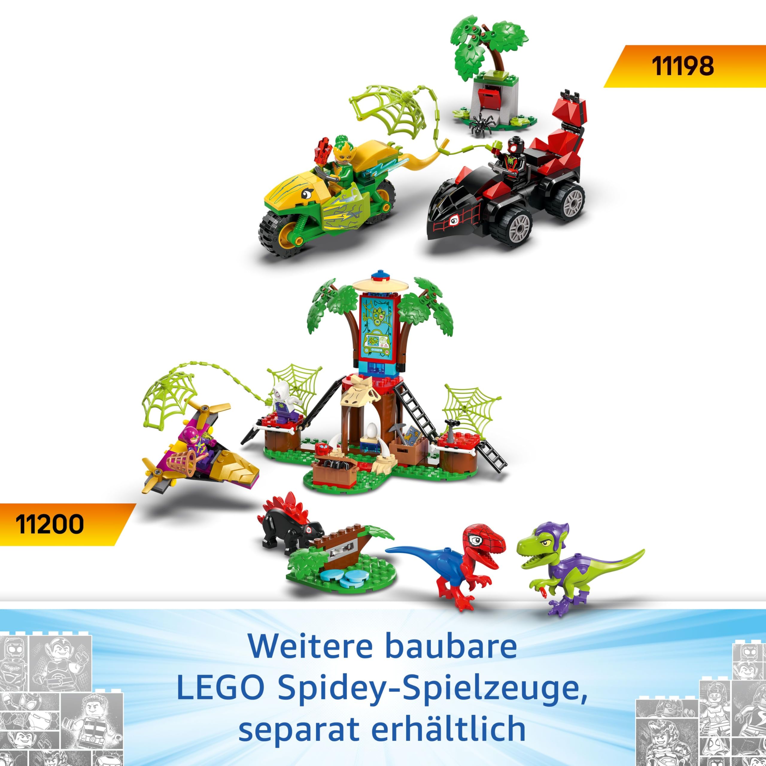 LEGO Marvel Spideys Team auf Rettungsmission im Dino-Truck 11199