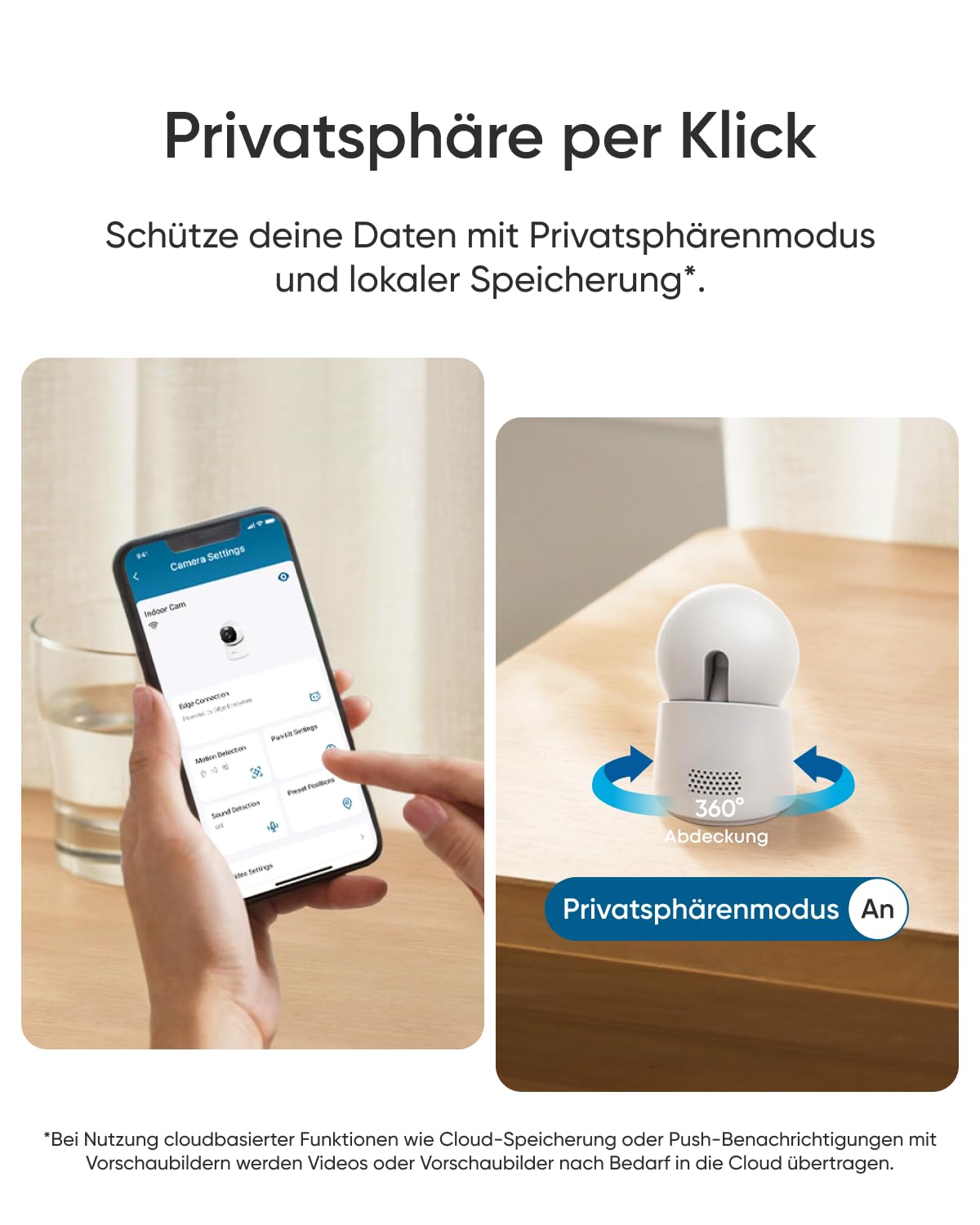 eufy Innenkamera E30, neueste Generation, 4K 8MP UHD Sicherheitskamera