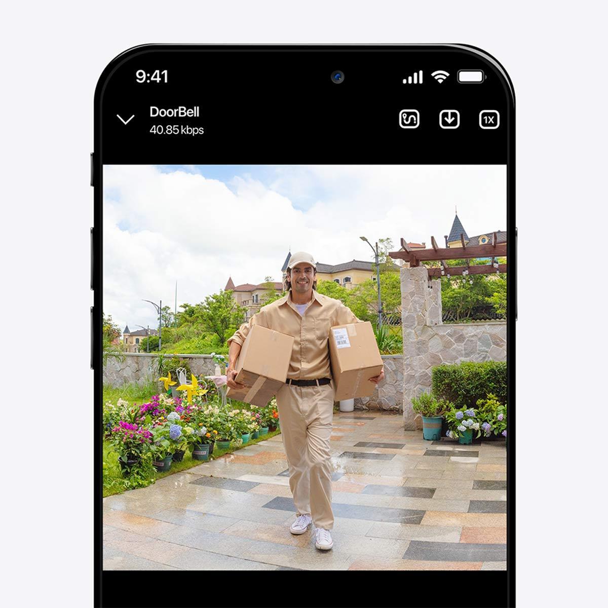 Reolink D340B Video Doorbell + Reolink Chime + 64GB MicroSD Türklingel + Kamera
