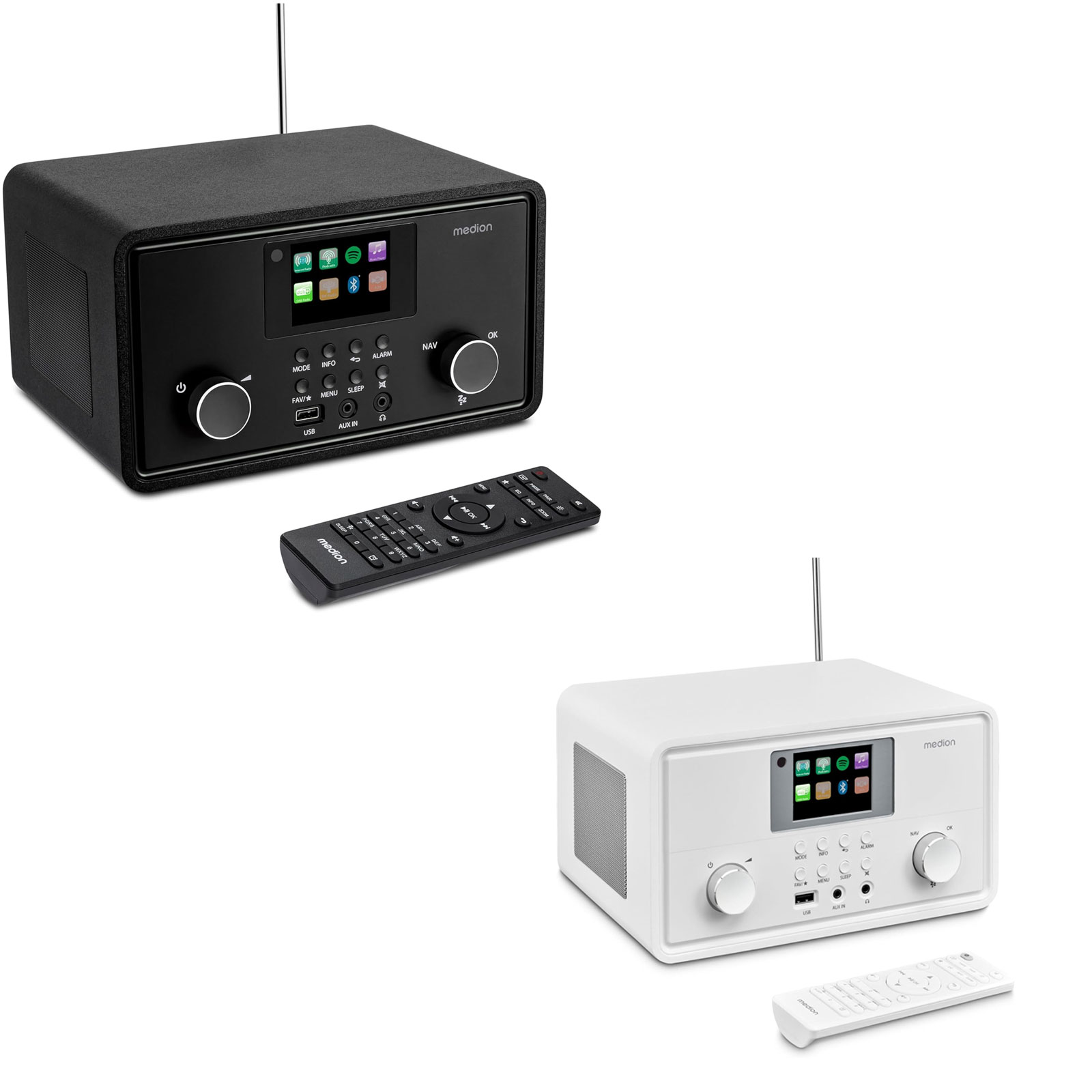 Medion Internetradio MD88069 Internetradio schwarz