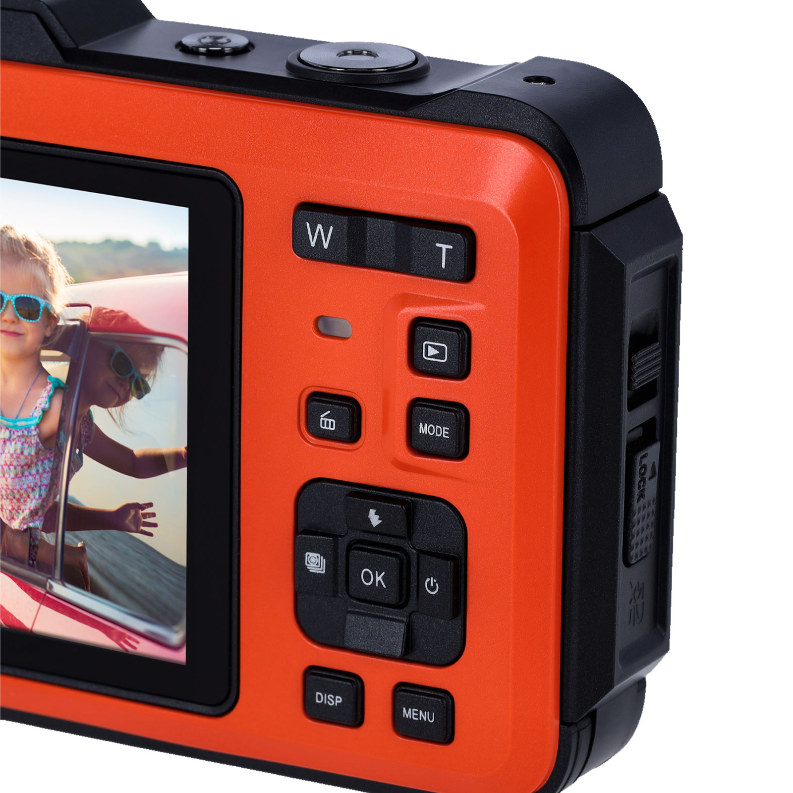 ROLLEI Sportsline 64 Selfie Orange Action Kamera