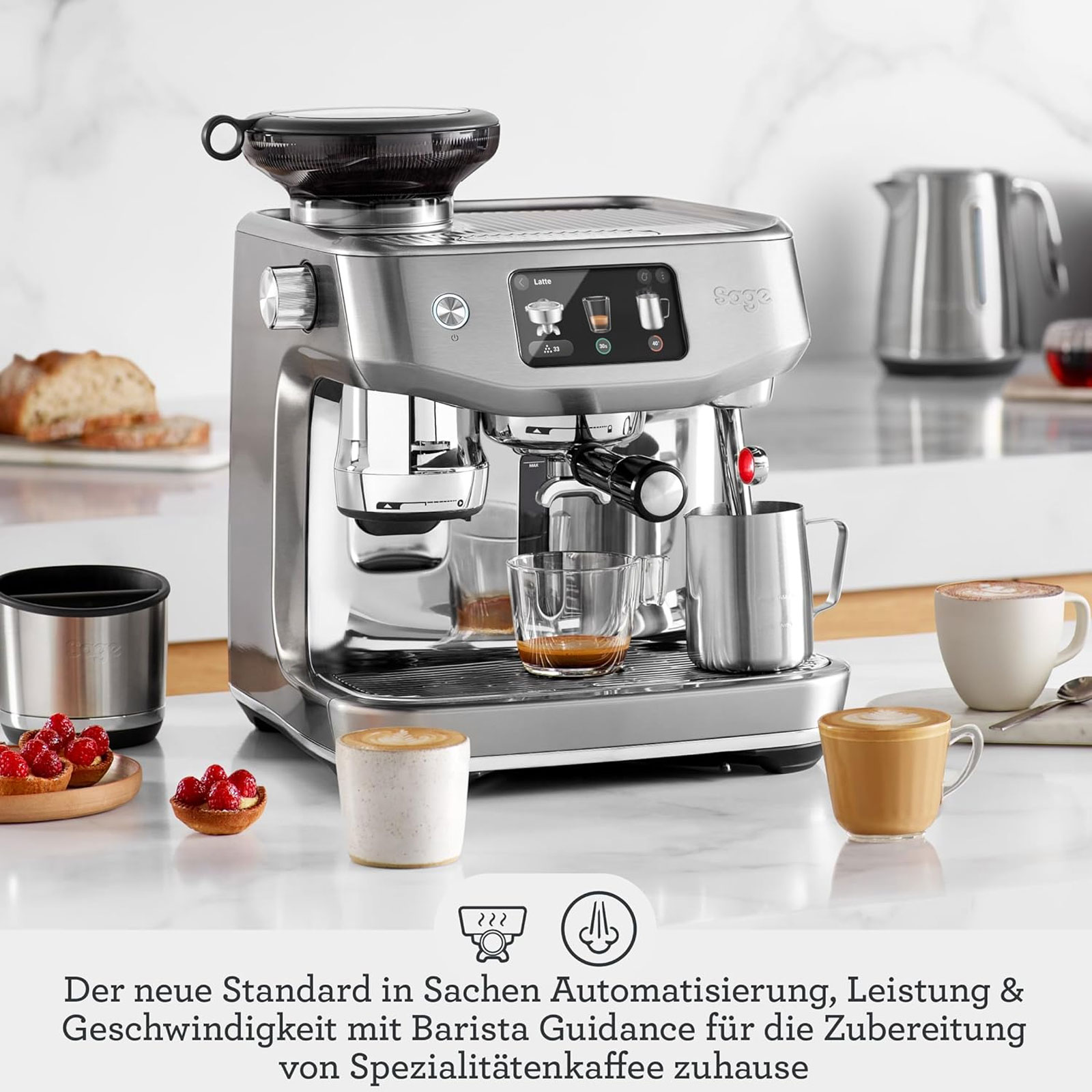 Sage SES985BSS Oracle Jet Siebträger-Espressomaschine
