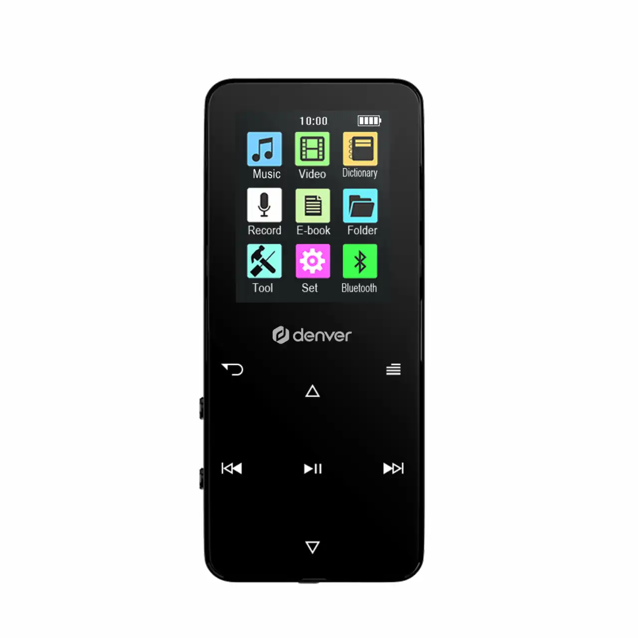 DENVER MP-1830 schwarz MP4-Player (Bluetooth, Micro SD-Karte)