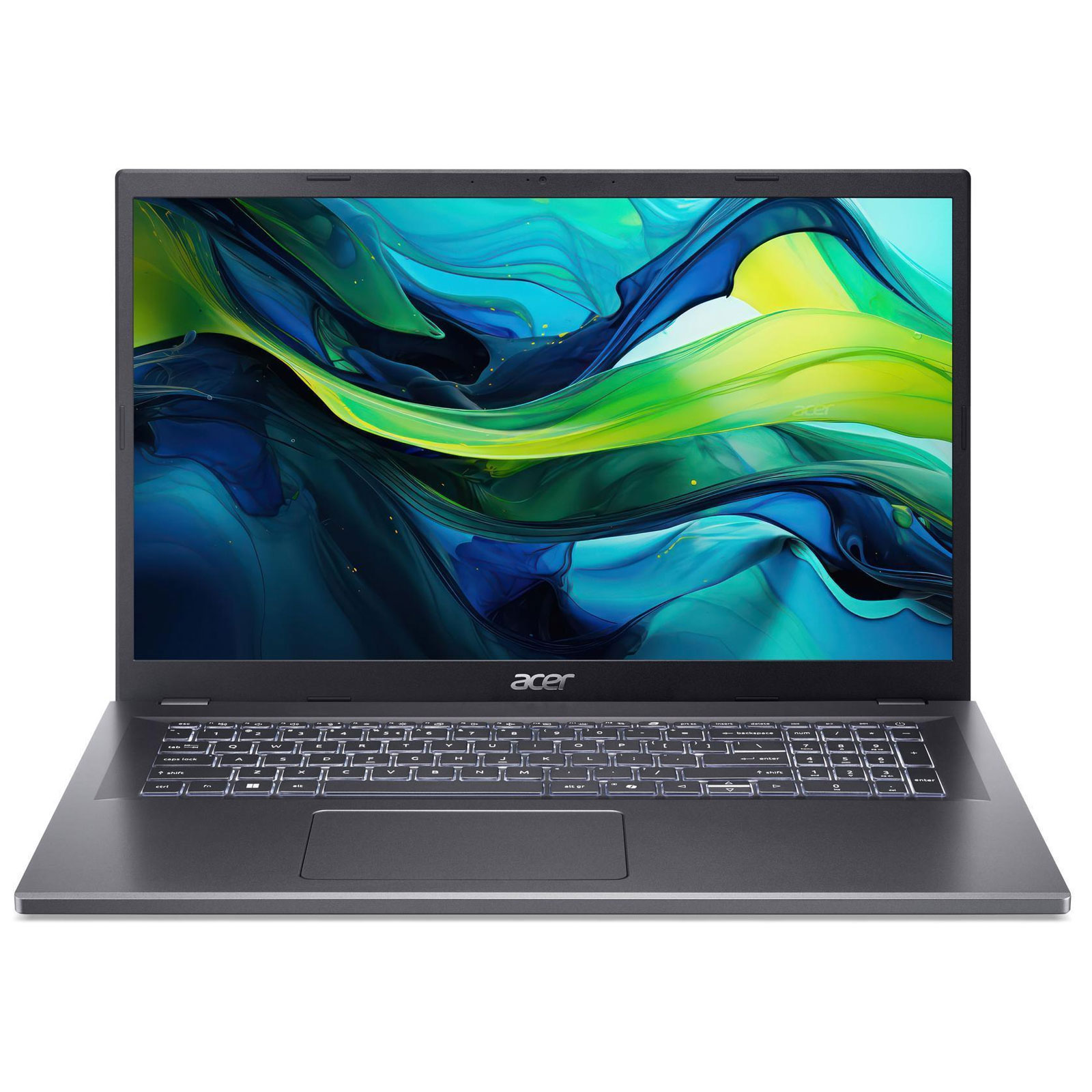 ACER Notebook Aspire 17 (A17-51M-58AL), Grau, 17,3 Zoll, Full HD, IPS, Intel Core 5 120U, 16 GB, 1 TB M.2 SSD