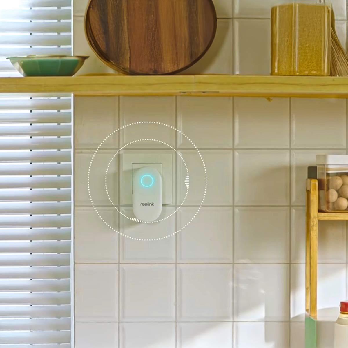 Reolink D340B Video Doorbell + Reolink Chime + 64GB MicroSD Türklingel + Kamera