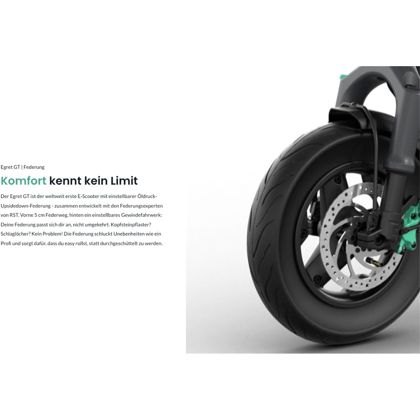 Egret GT XXL 20Ah grau E-Scooter