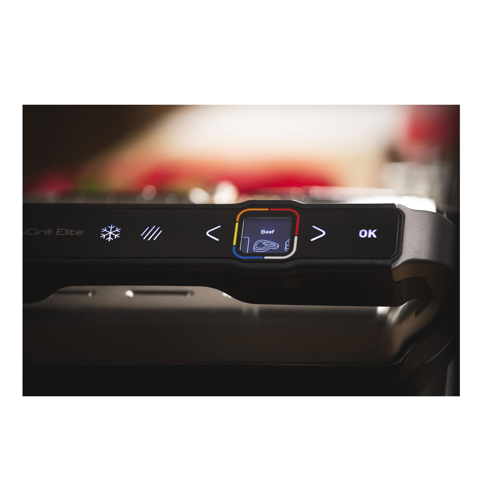 TEFAL GC 750D Elite OptiGrill Kontaktgrill gebürsteter Edelstahl