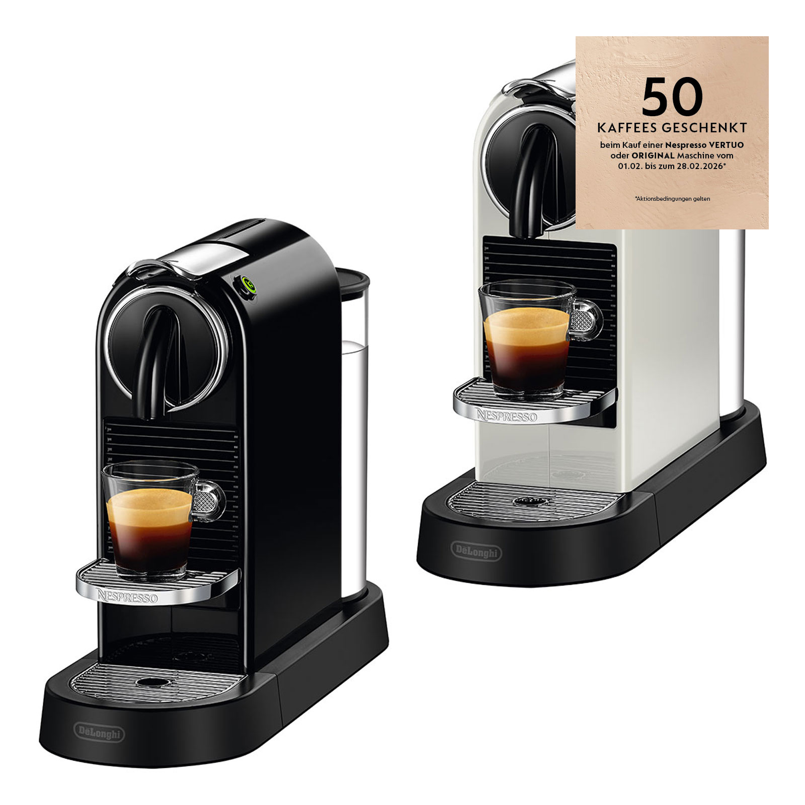 DeLonghi EN 167.B Nespressoautomat Citiz