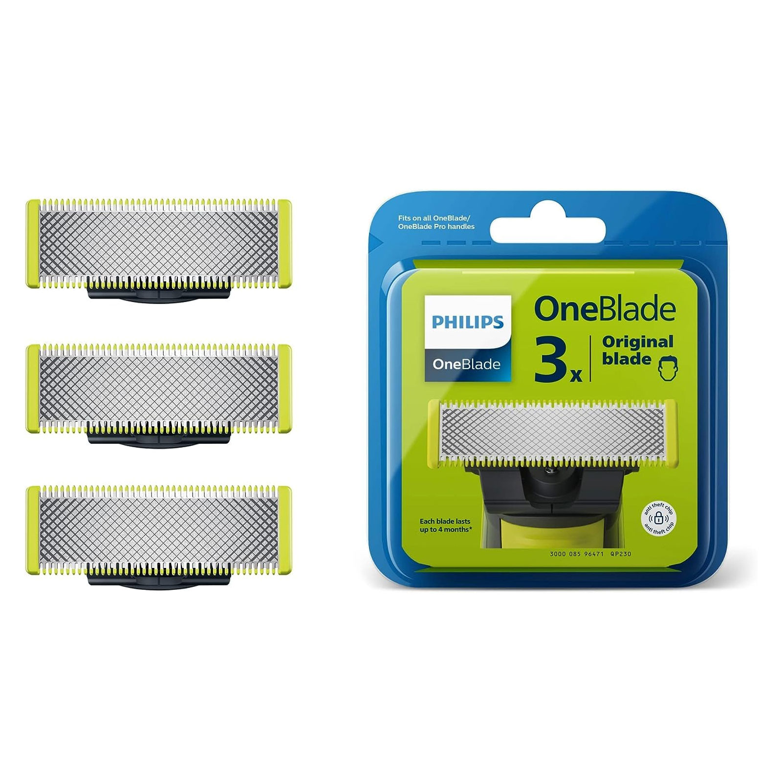 Philips Ersatzklingen Oneblade 3er set