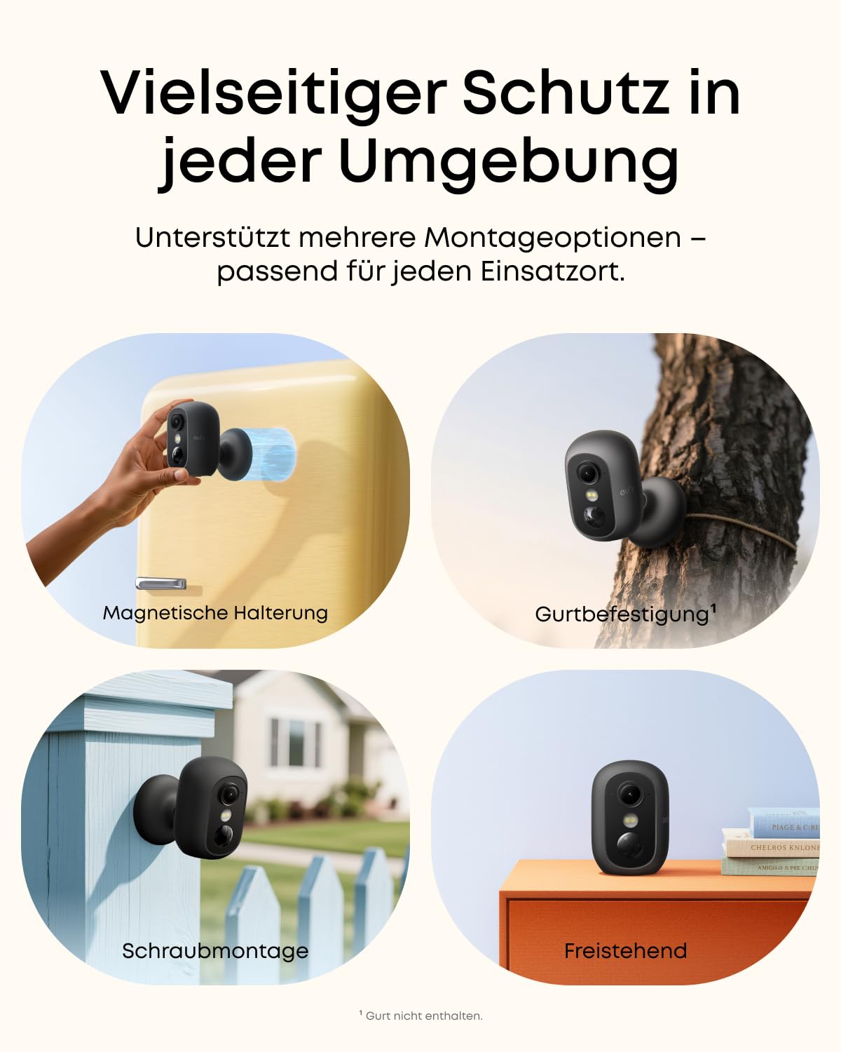 eufy eufyCam C35 (2er-Pack), Kabellose Überwachungskamera Außen & Innen