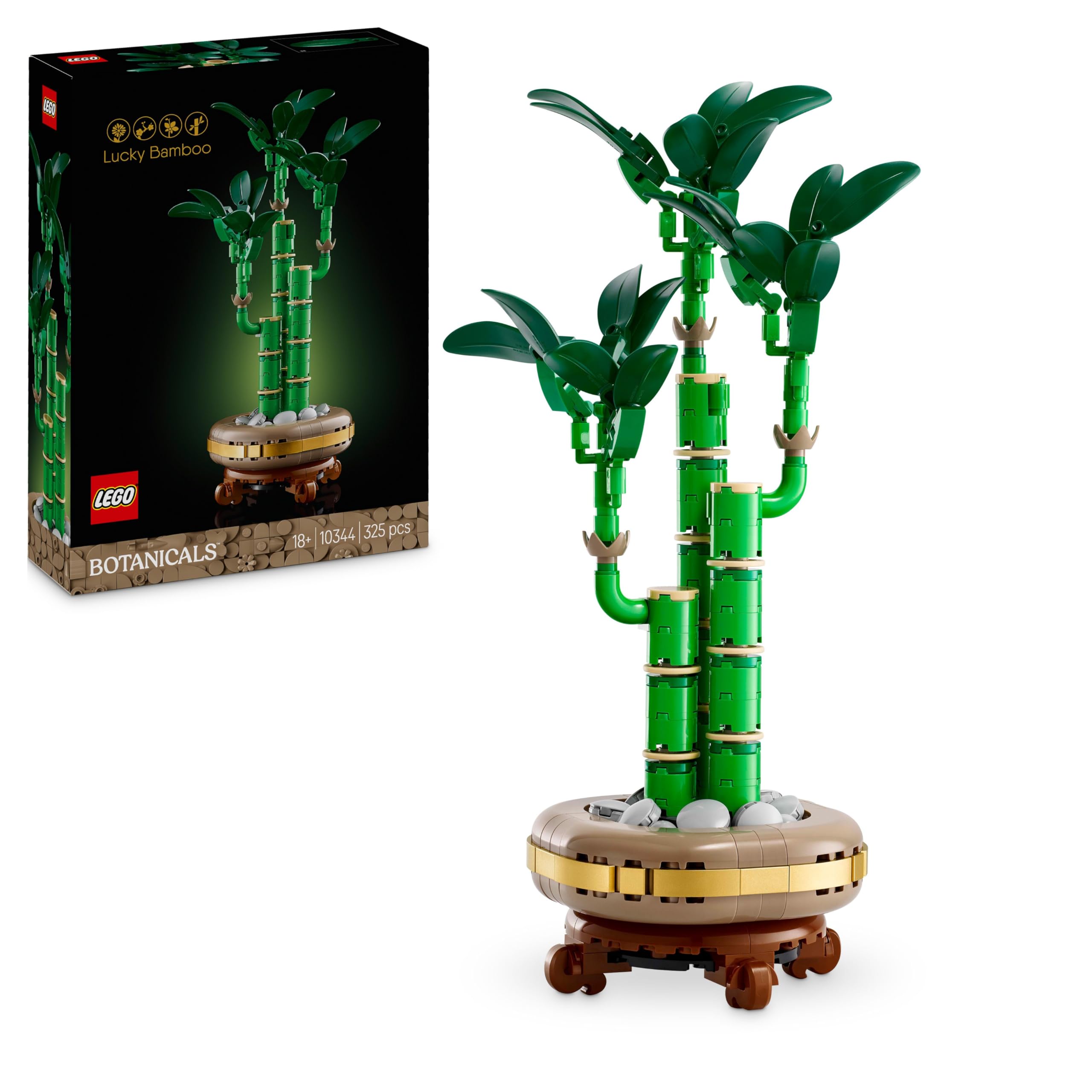 LEGO Botanicals Glücks-Bambus Kunstpflanze Bauset 10344