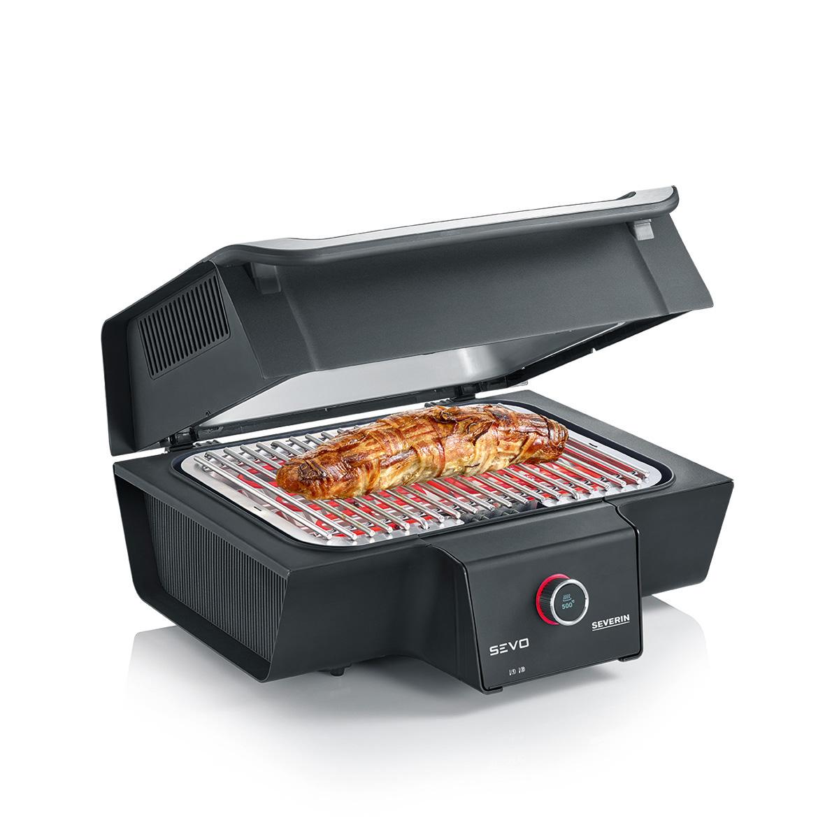 SEVERIN PG 8106 Sevo GT Tischgrill schwarz / silber