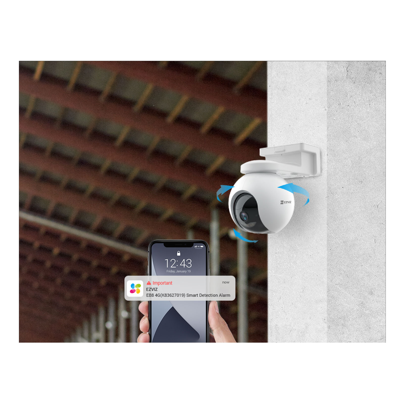 EZVIZ EB8 4G 2K Außenkamera