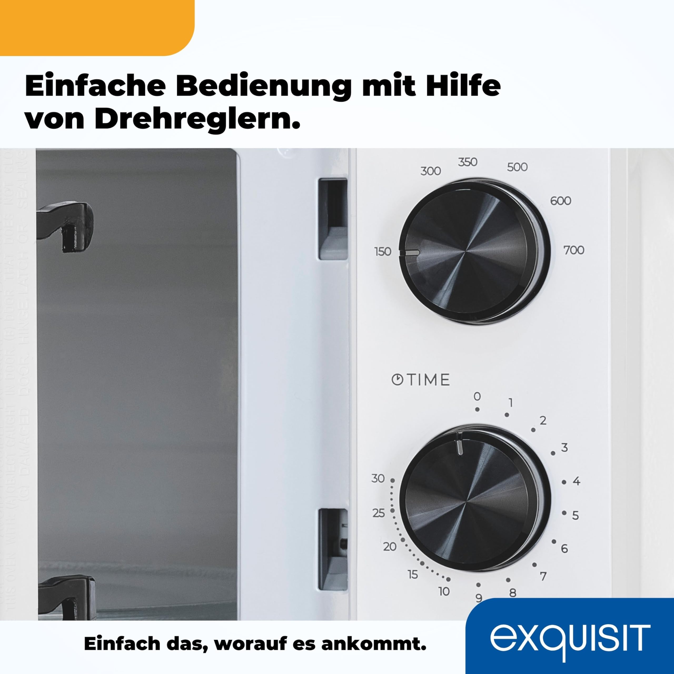 EXQUISIT MW950-70 weiss Mikrowelle