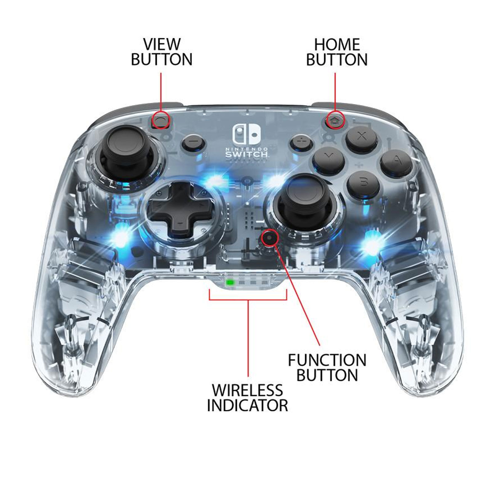 PDP Nintendo Switch Afterglow Wireless Controller