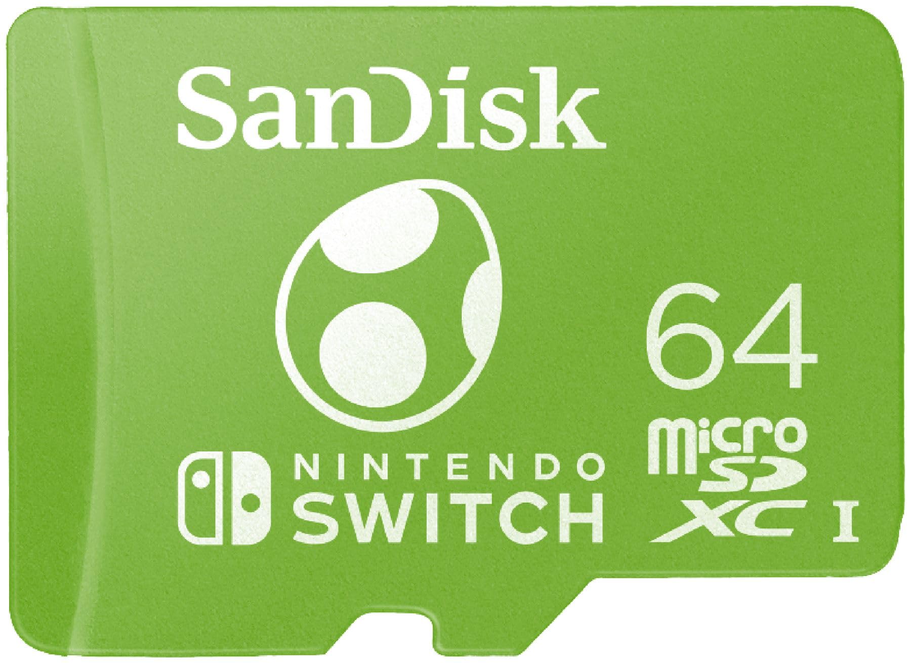 SanDisk microSDXC UHS-I Speicherkarte für Nintendo Switch Yoshi Edition 64 GB