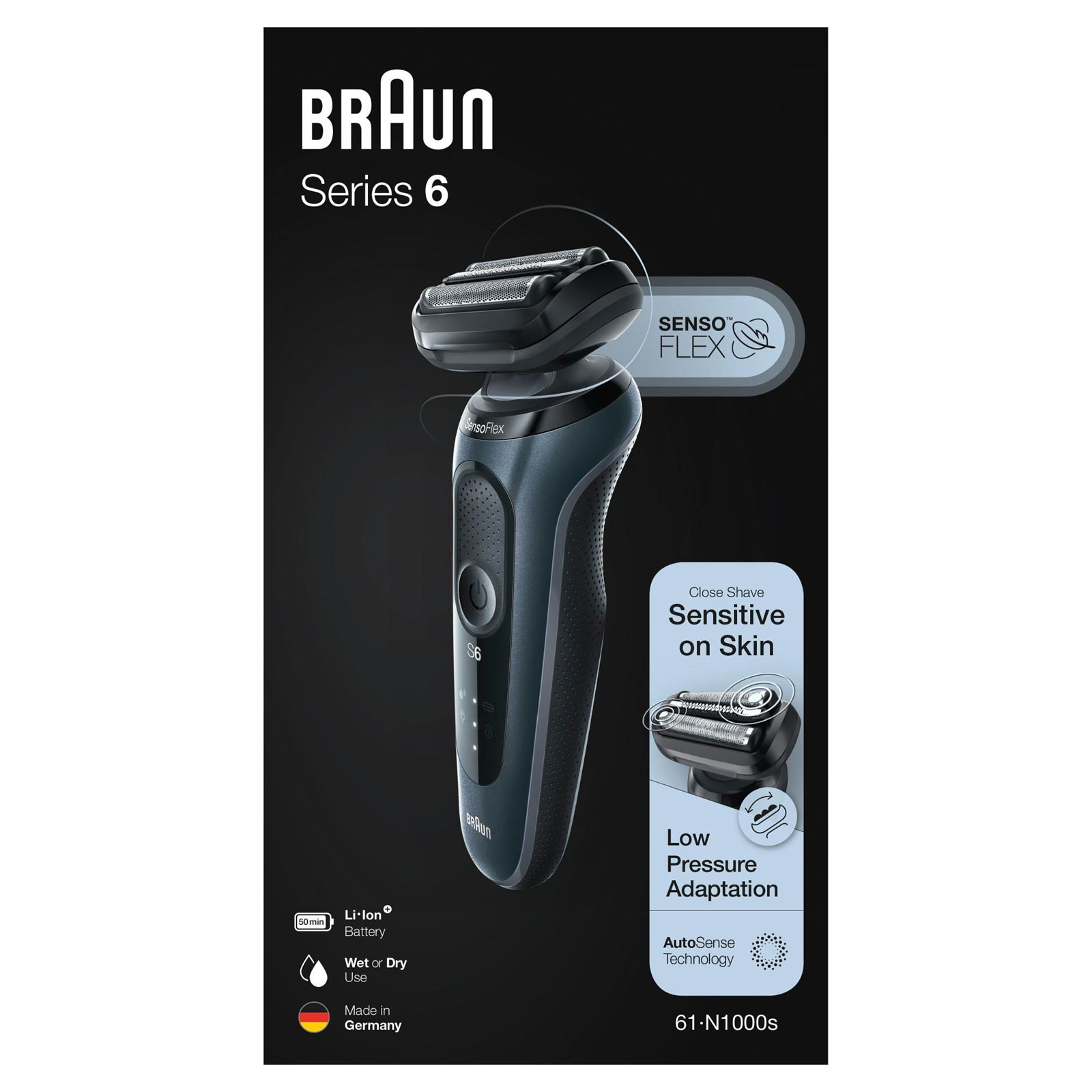 BRAUN Herrenrasierer Series 6 61-N1000s