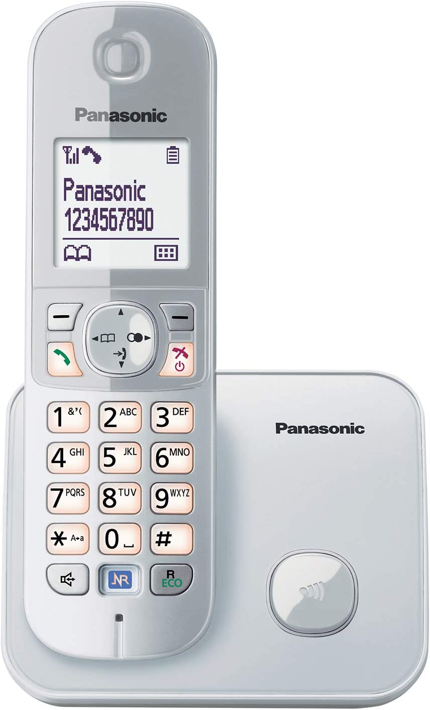 Panasonic KX-TG 6811 GS perlsilber Schnurloses Telefon