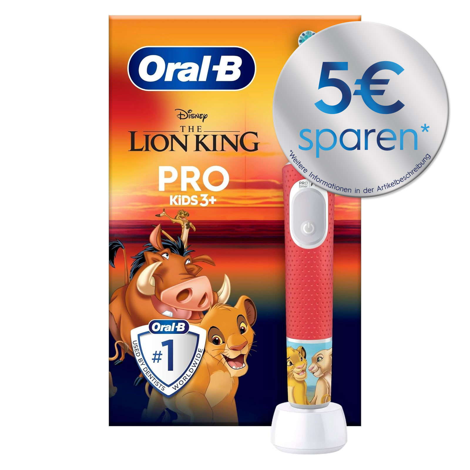Oral-B Pro Kids König der Löwen Zahnbürste