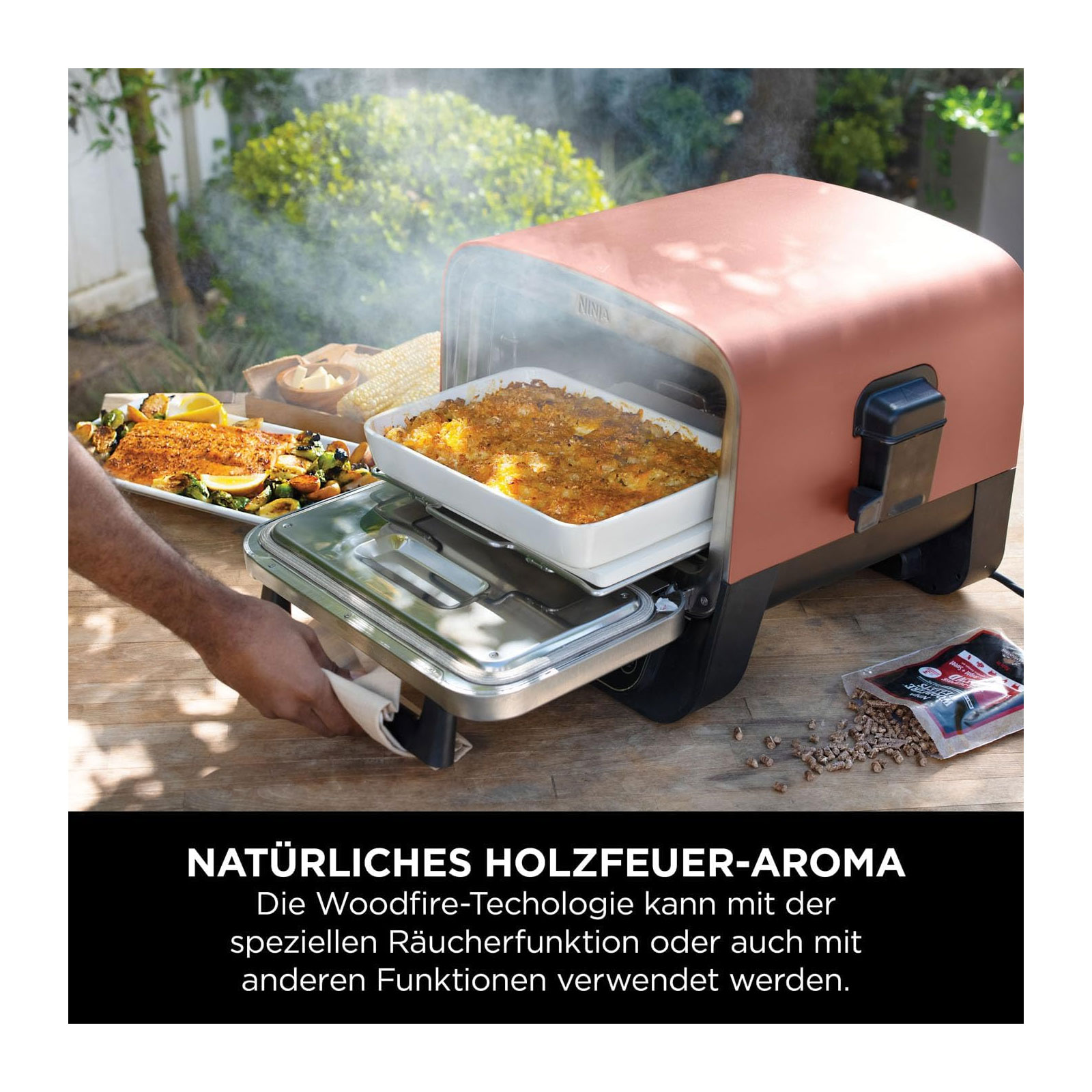 Woodfire Outdoor Ofen OO101EU - Pizzaofen & Smoker - Ninja DE