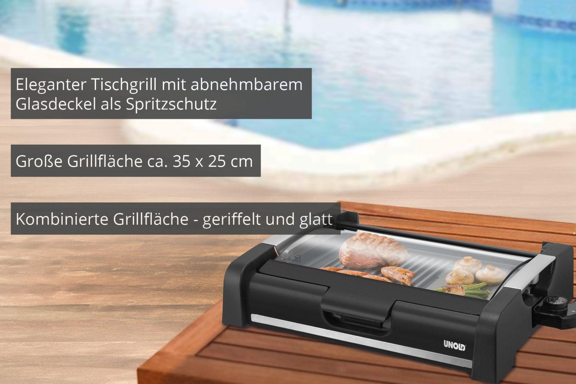 UNOLD Barbecue-Grill Edel Tischgrill