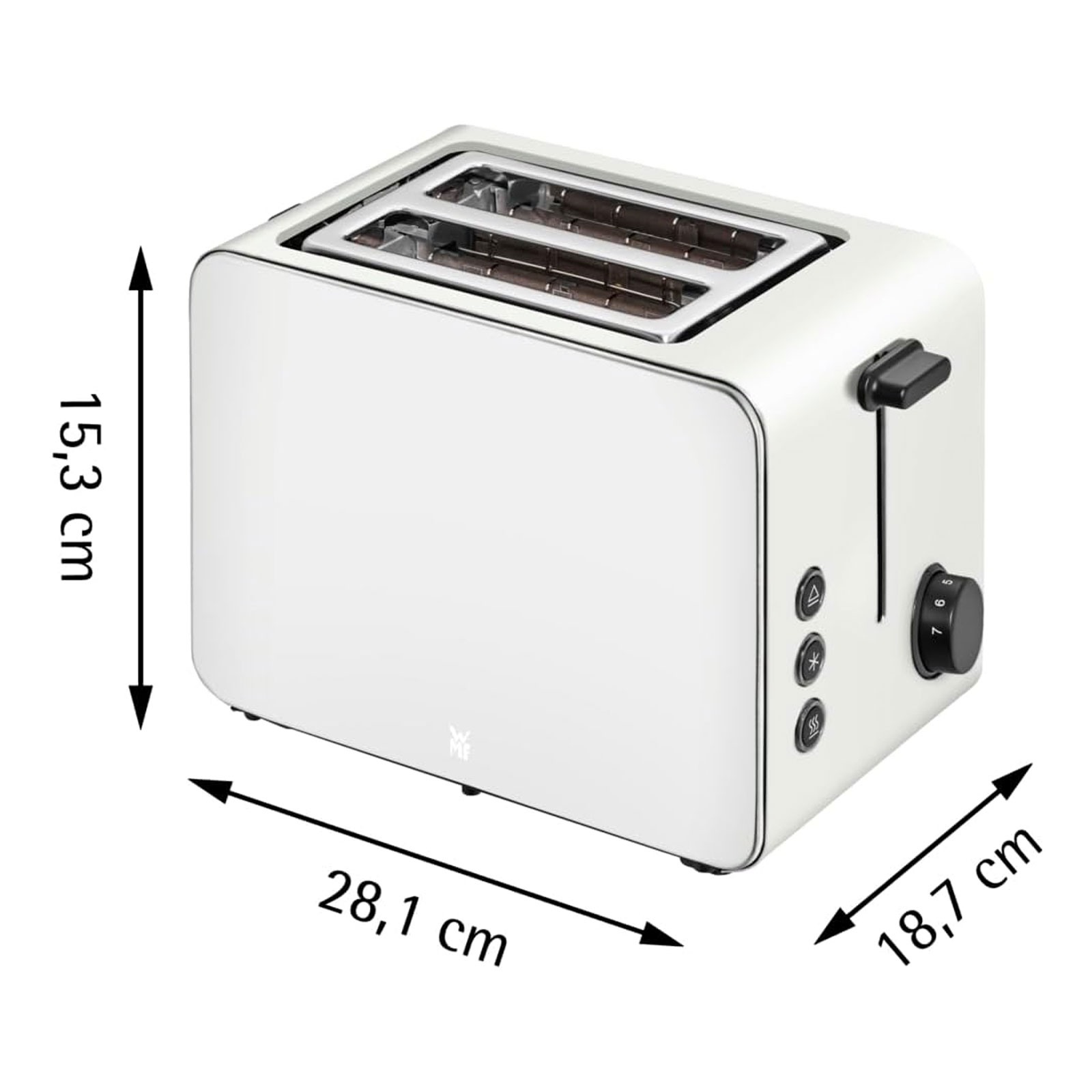 WMF Stelio Paper Grey Toaster