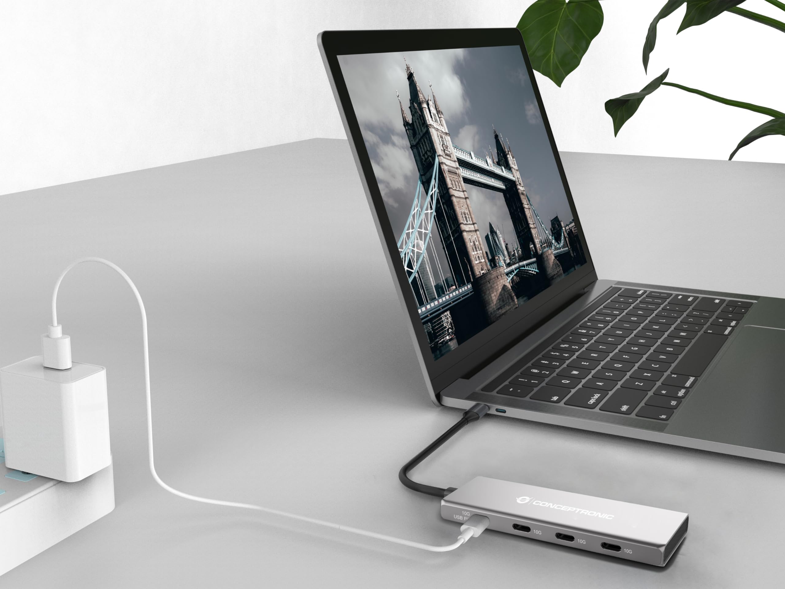 Conceptronic HUBBIES16G 4-Port USB 3.2 Gen 2 Hub