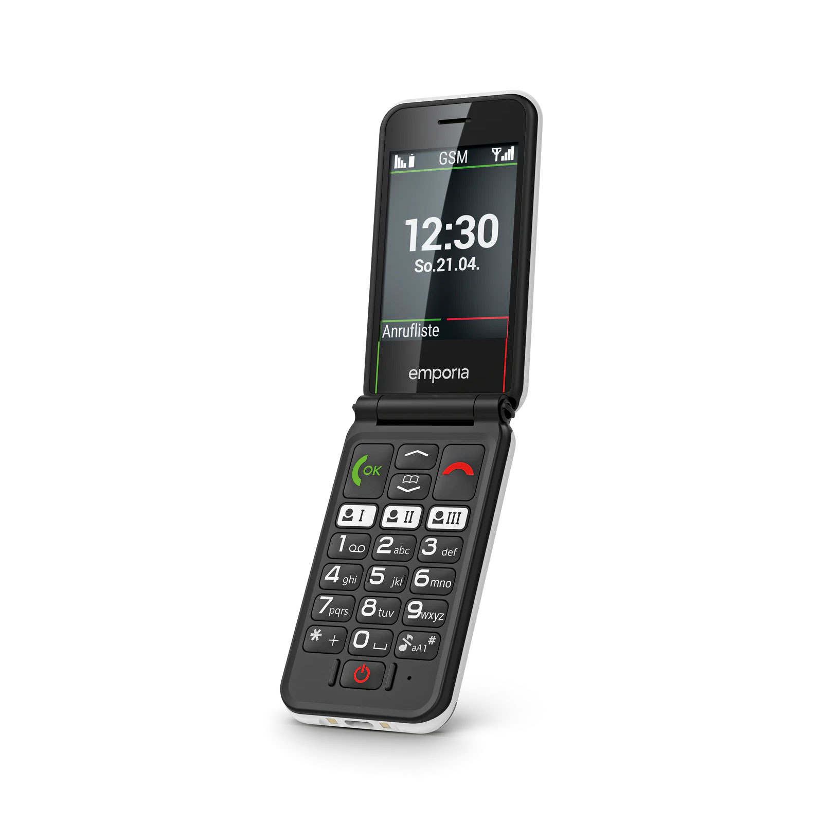 Emporia SIMPLICITYglam 2G, Weiß - Modell 2025 Handy (Seniorenhandy, Klapp)