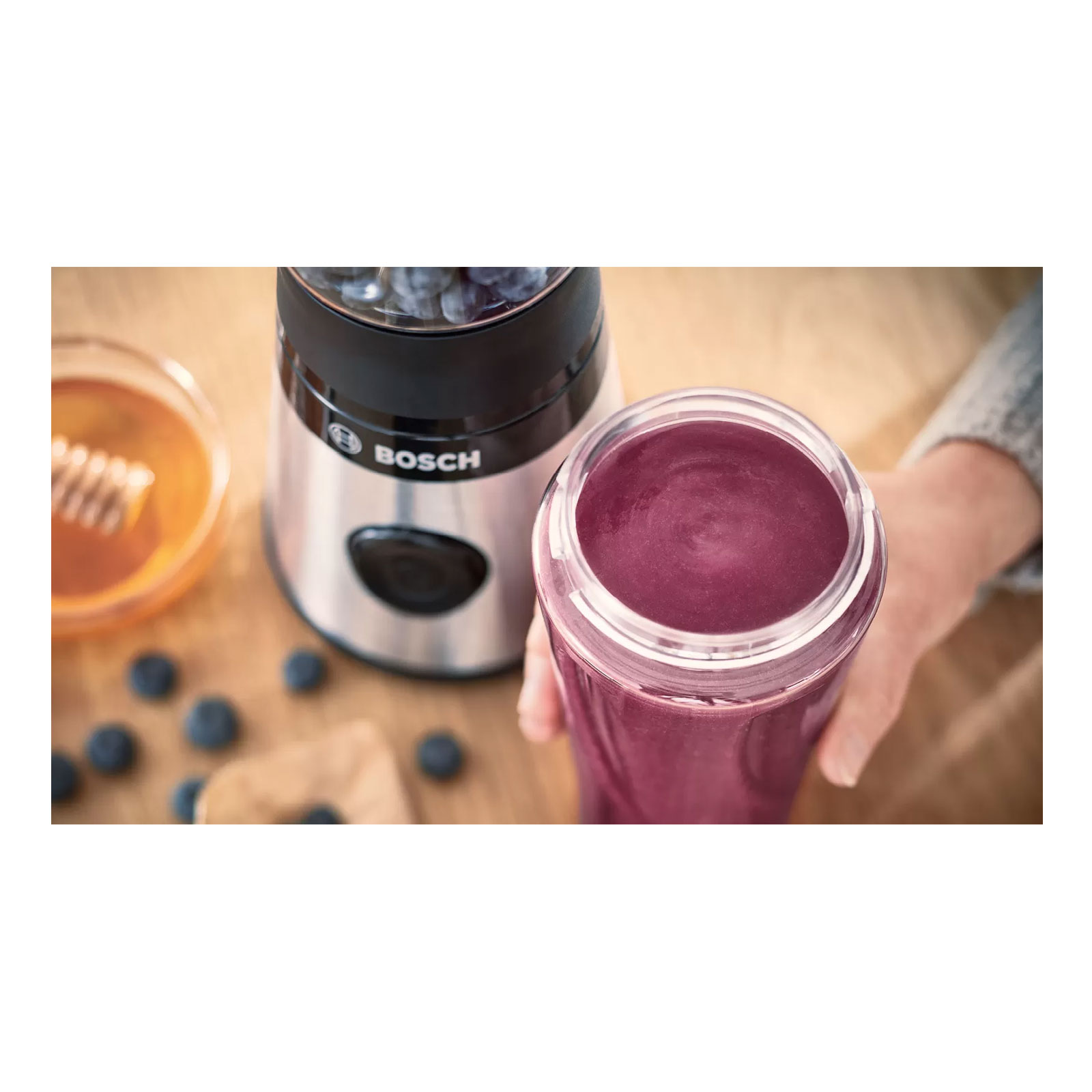 Bosch Standmixer, VitaPower Serie | 2, 450 W, Edelstahl MMB2111M