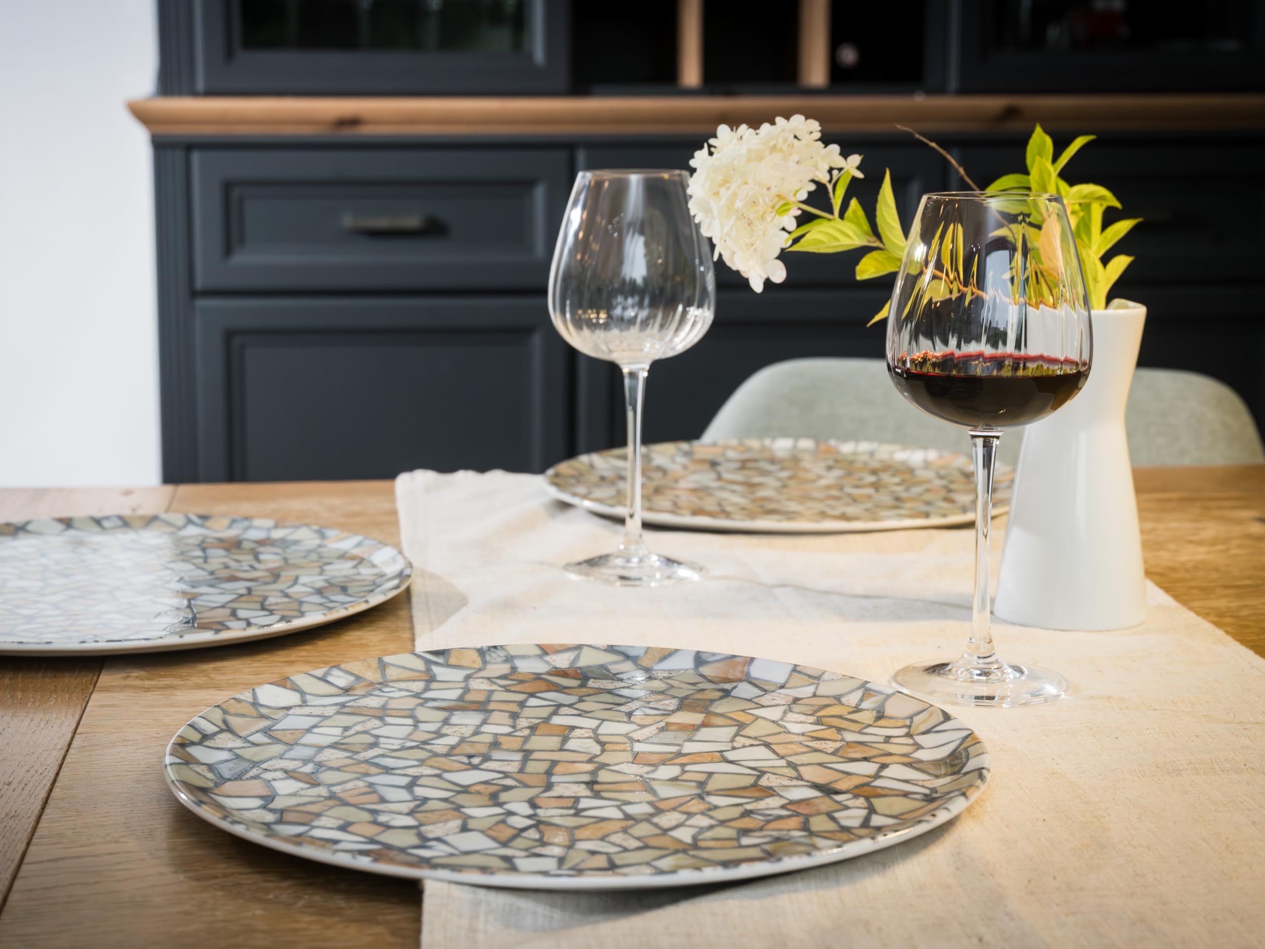 Creatable, 24693, Serie Stone Collection Siena, 4-teiliges Geschirrset für 4 P.