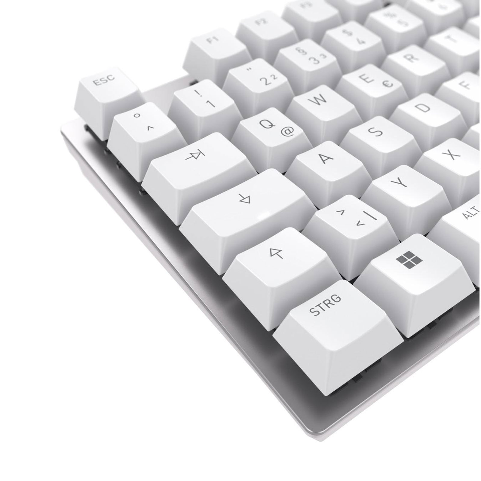 CHERRY KC 200 MX Tastatur 200 silver red