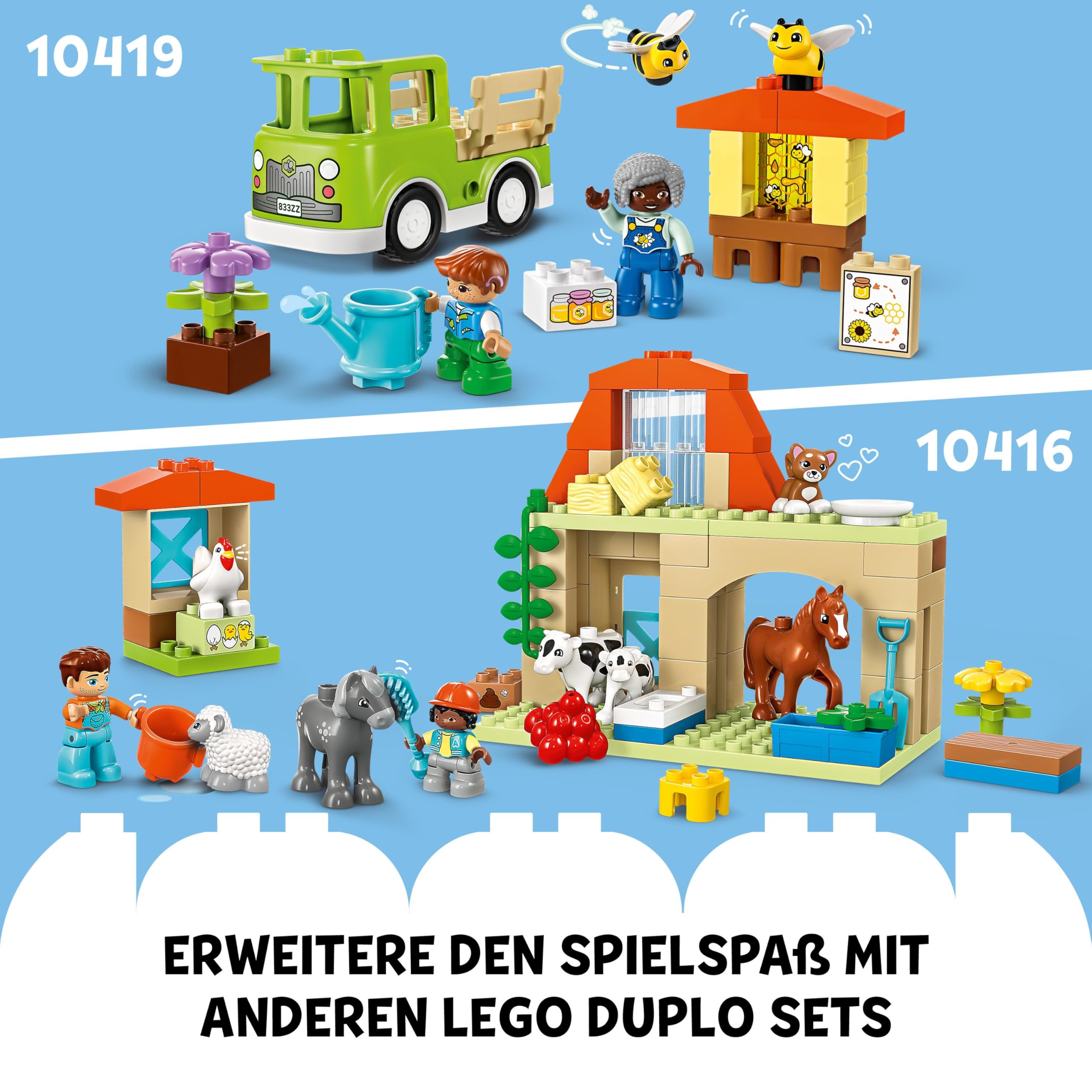 LEGO DUPLO Town Tierpflege auf dem Bauernhof
